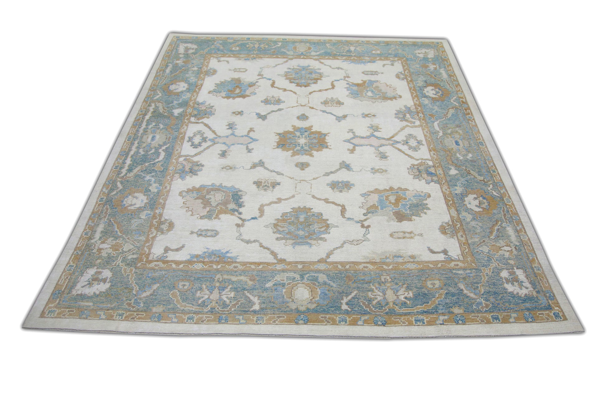 Turkish Oushak Rug 7'7" x 9' #5352