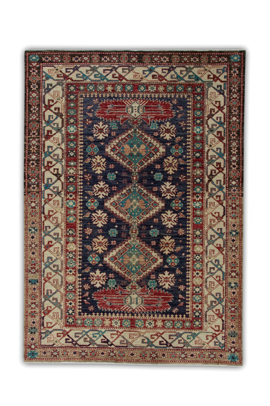 #18 Turkish Antique Look Oushak 4'1" x 5'7"