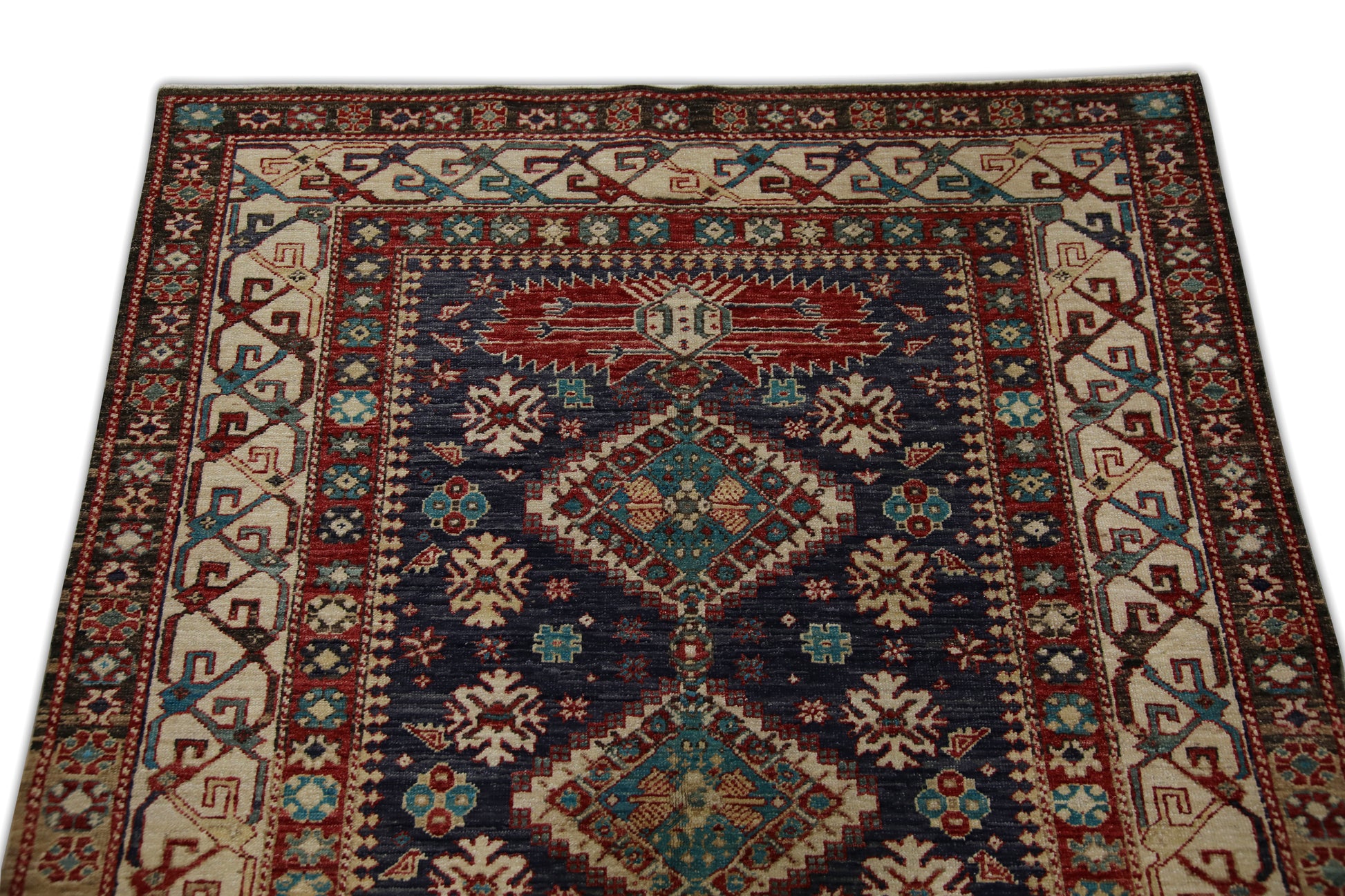Turkish Antique Look Oushak Rug 4'1" x 5'7"  #18