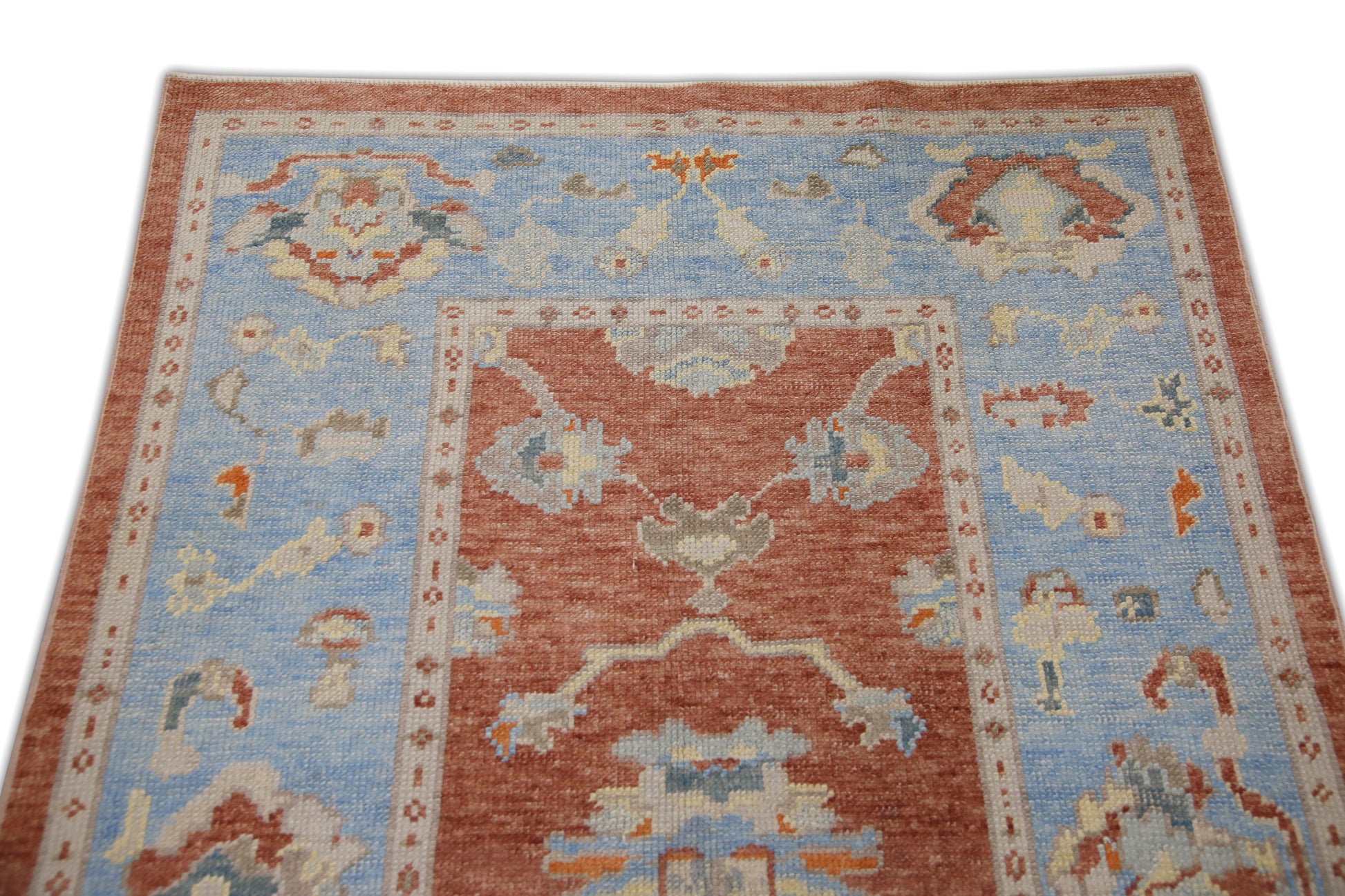 Turkish Oushak Rug 4' x 6'2" #1090