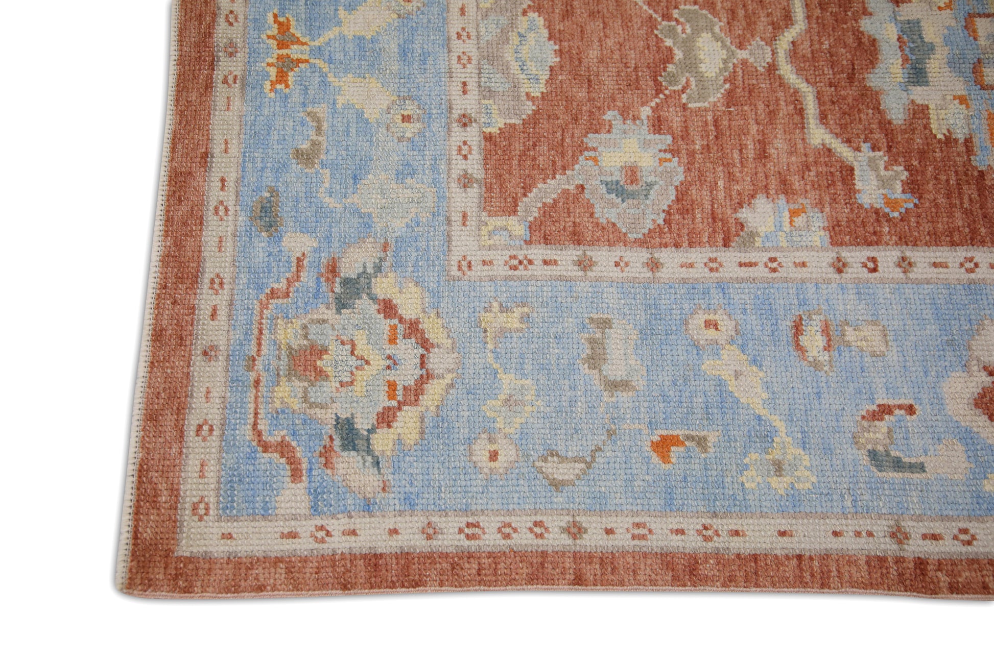 Turkish Oushak Rug 4' x 6'2" #1090