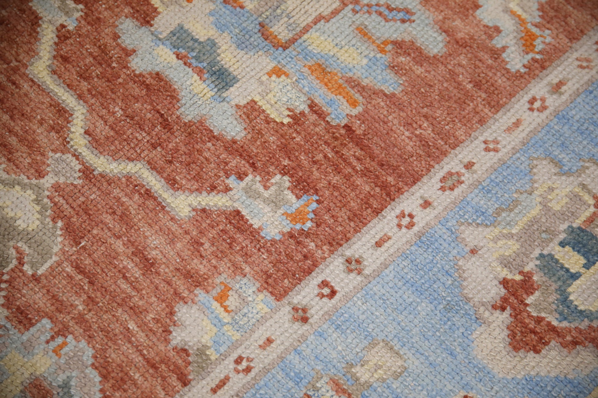 Turkish Oushak Rug 4' x 6'2" #1090