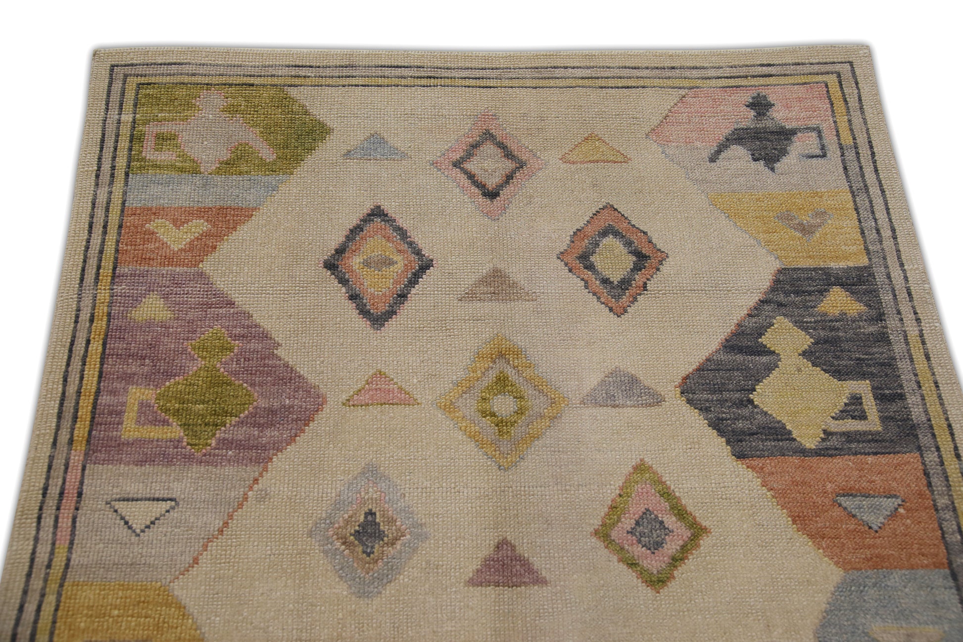 Turkish Oushak Rug 4' x 5'7" #5253