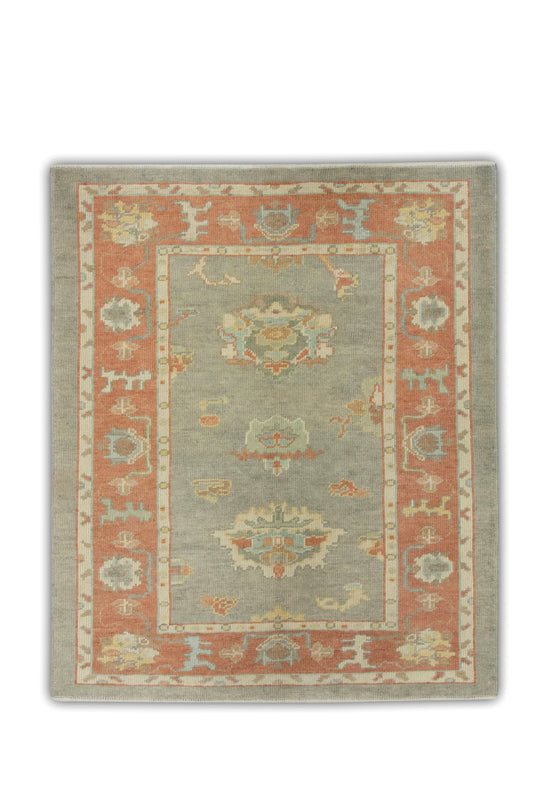 #2011 Turkish Oushak 4'2" x 5'