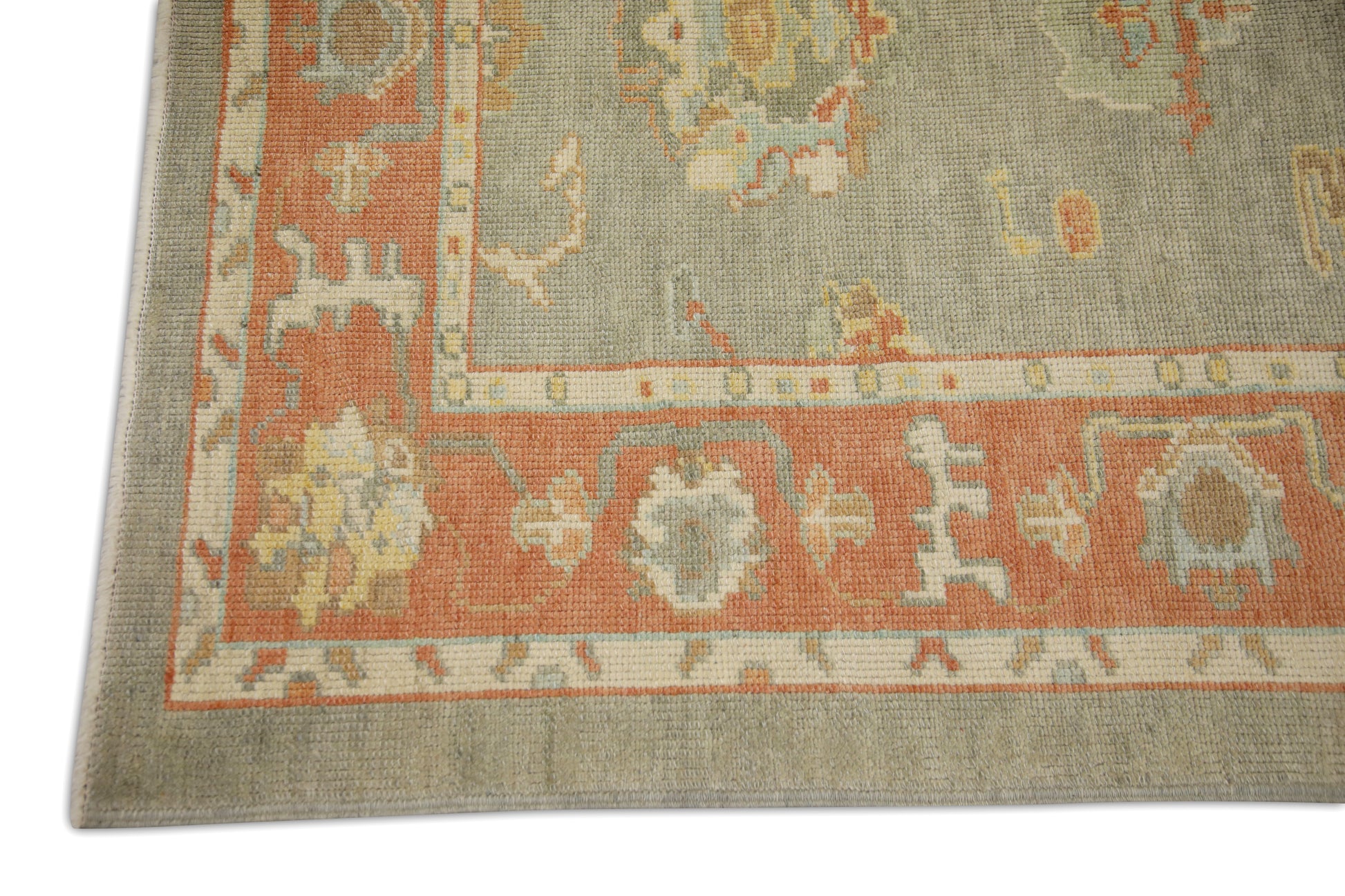 Turkish Oushak Rug 4'2" x 5' #2011