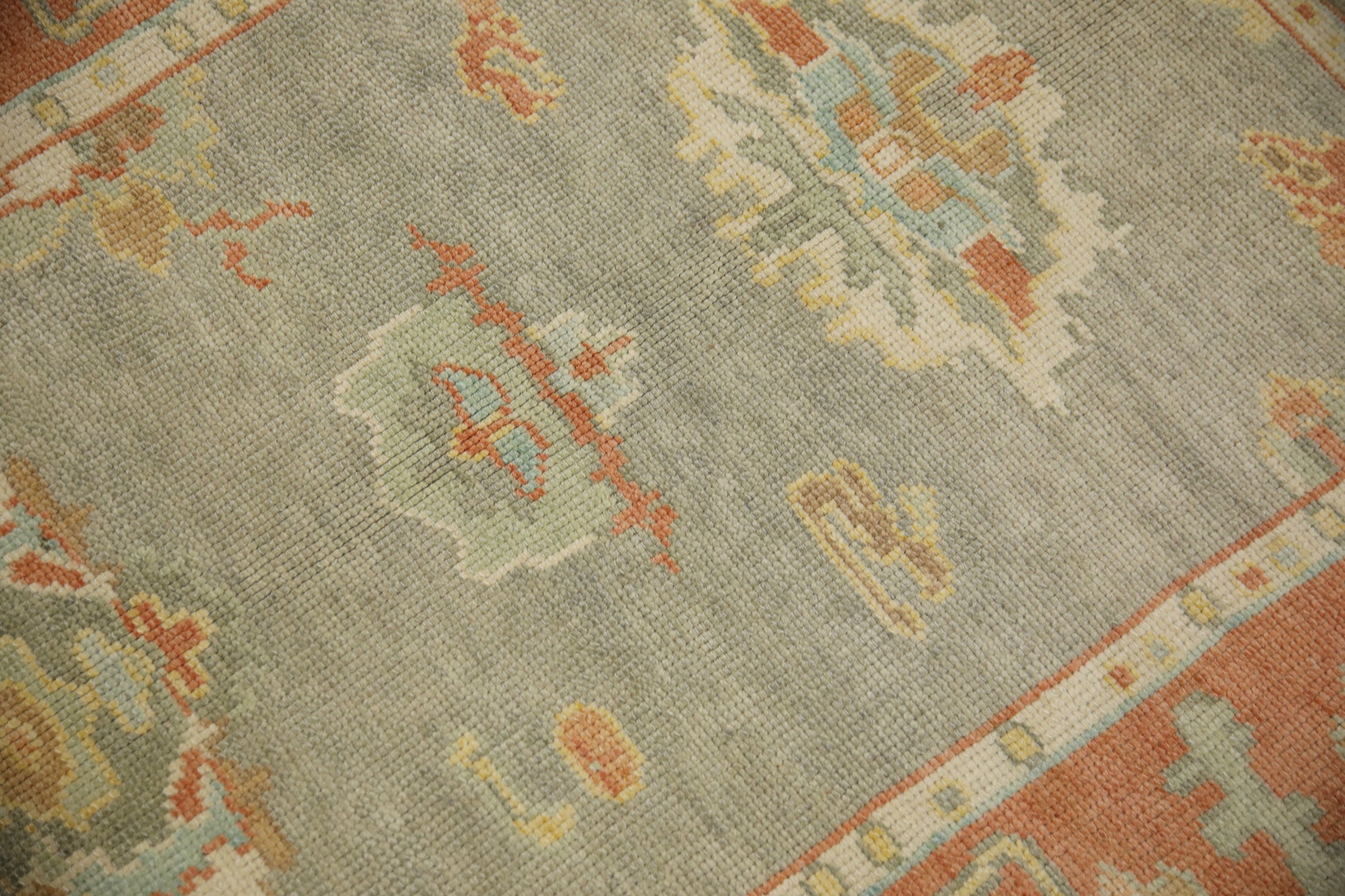 Turkish Oushak Rug 4'2" x 5' #2011