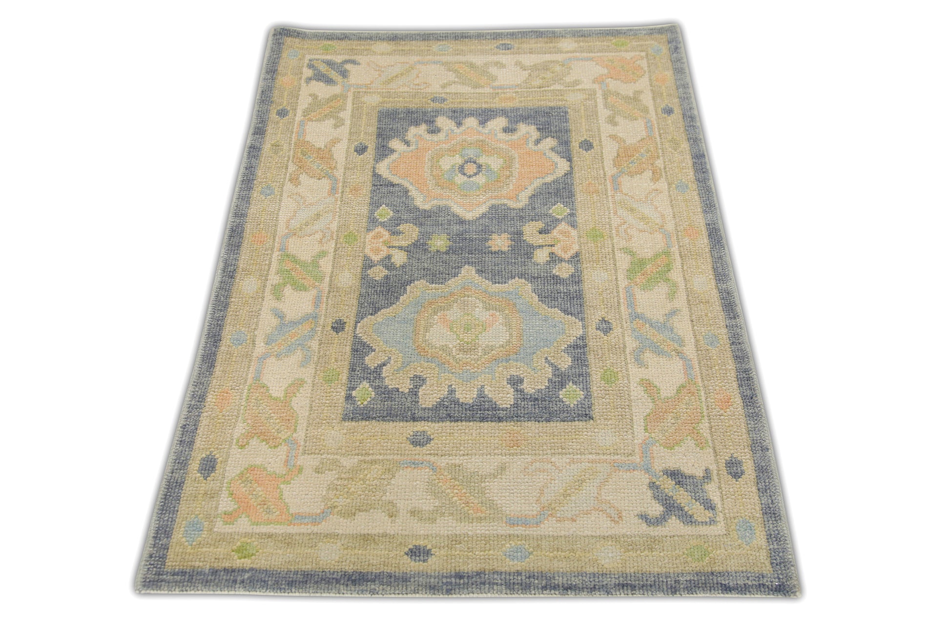 Turkish Oushak Rug 3'2" x 4'3" #6362