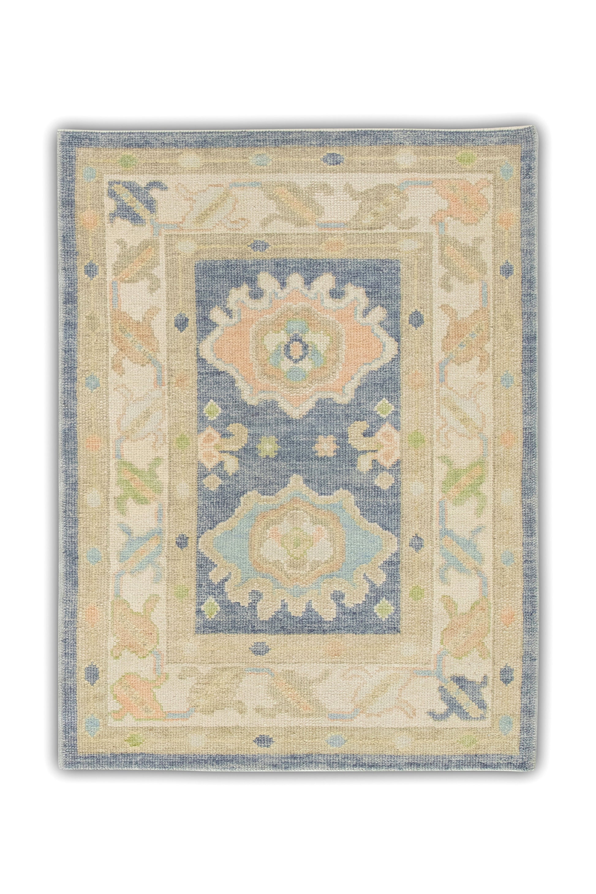 Turkish Oushak Rug 3'2" x 4'3" #6362