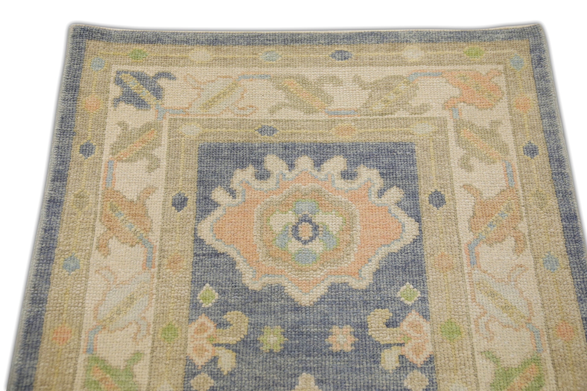 Turkish Oushak Rug 3'2" x 4'3" #6362