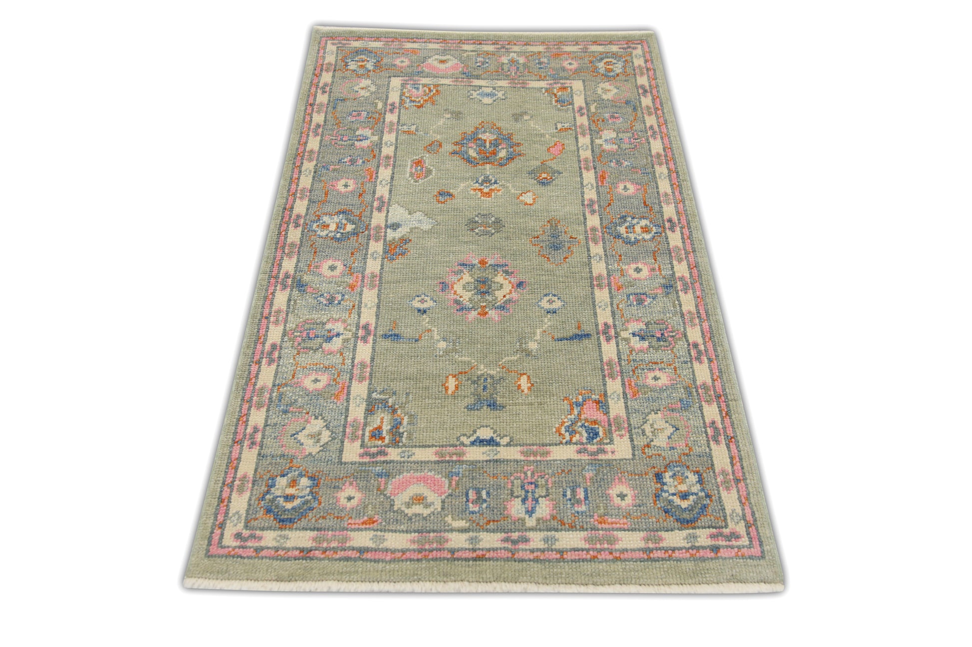 Turkish Oushak Rug 2'11" x 4'11" #6485