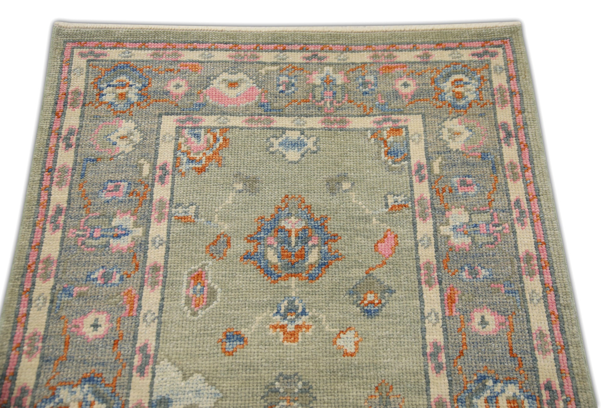 Turkish Oushak Rug 2'11" x 4'11" #6485