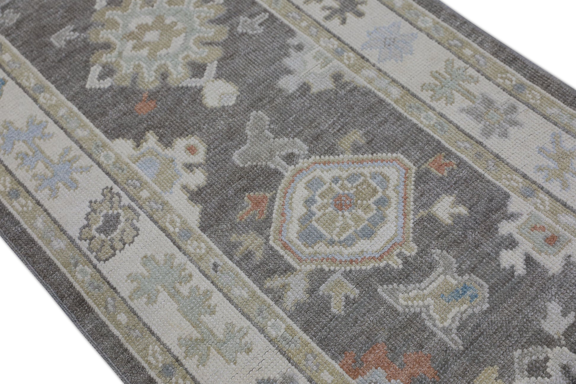 Turkish Oushak Rug 2'6" x 11'2" #2805