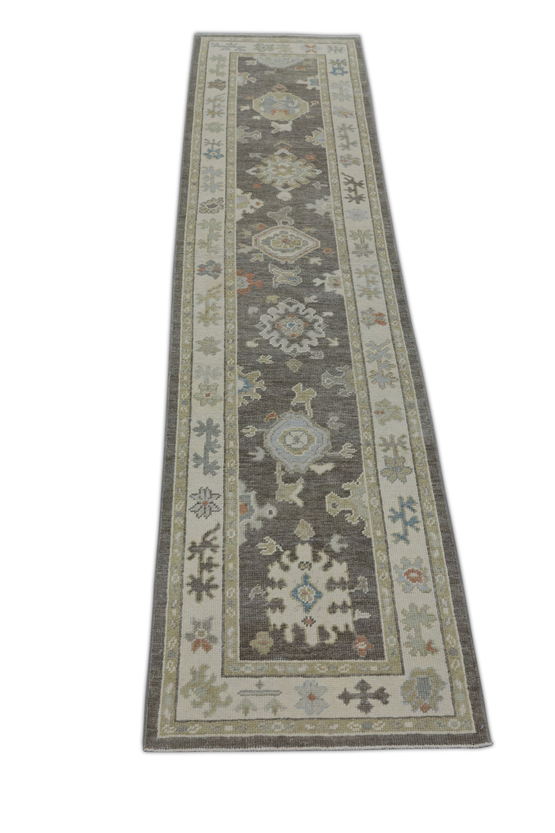 Turkish Oushak Rug 2'6" x 11'2" #2805