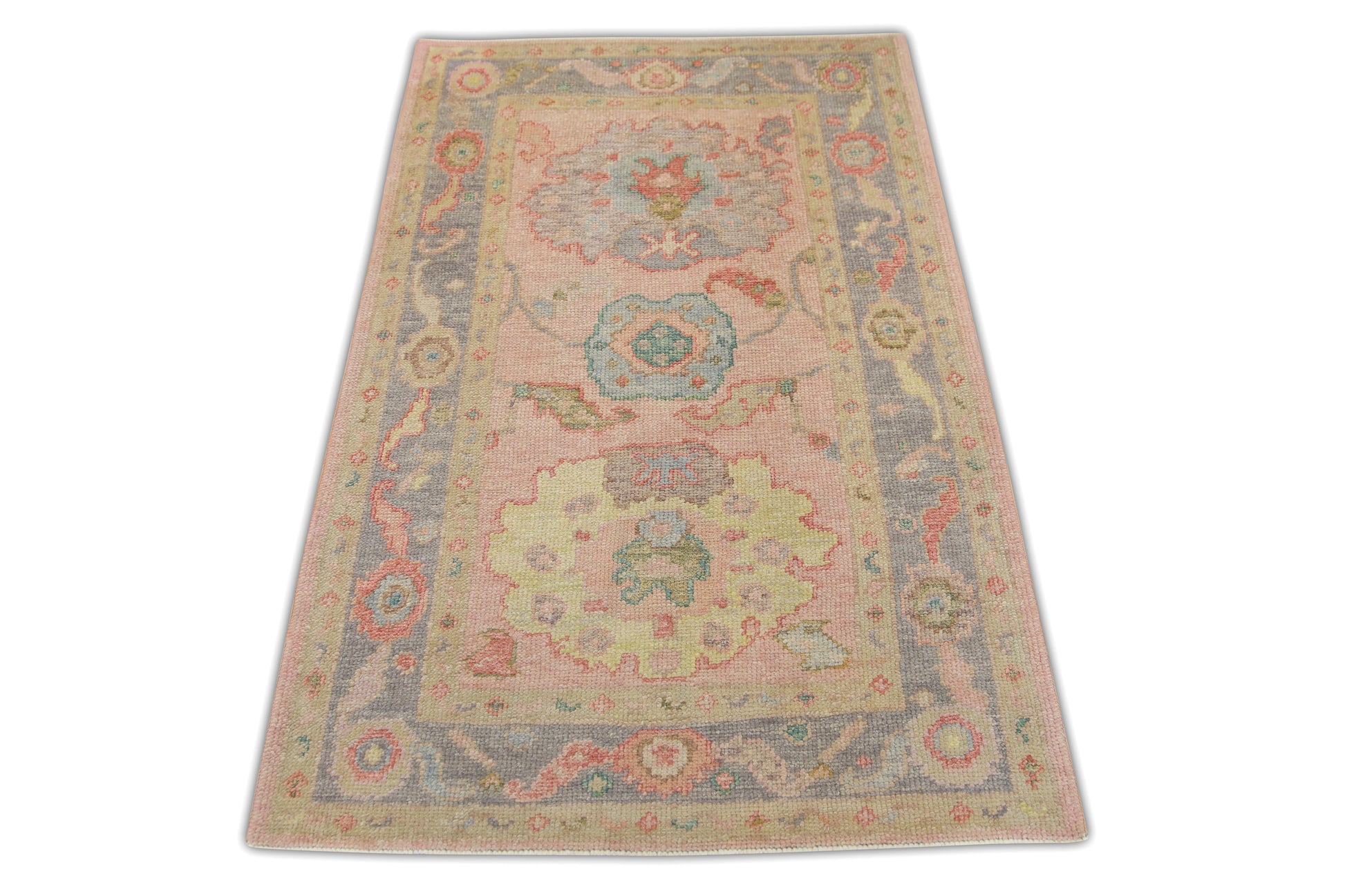 Turkish Oushak Rug 3'1" x 4'8" #6955