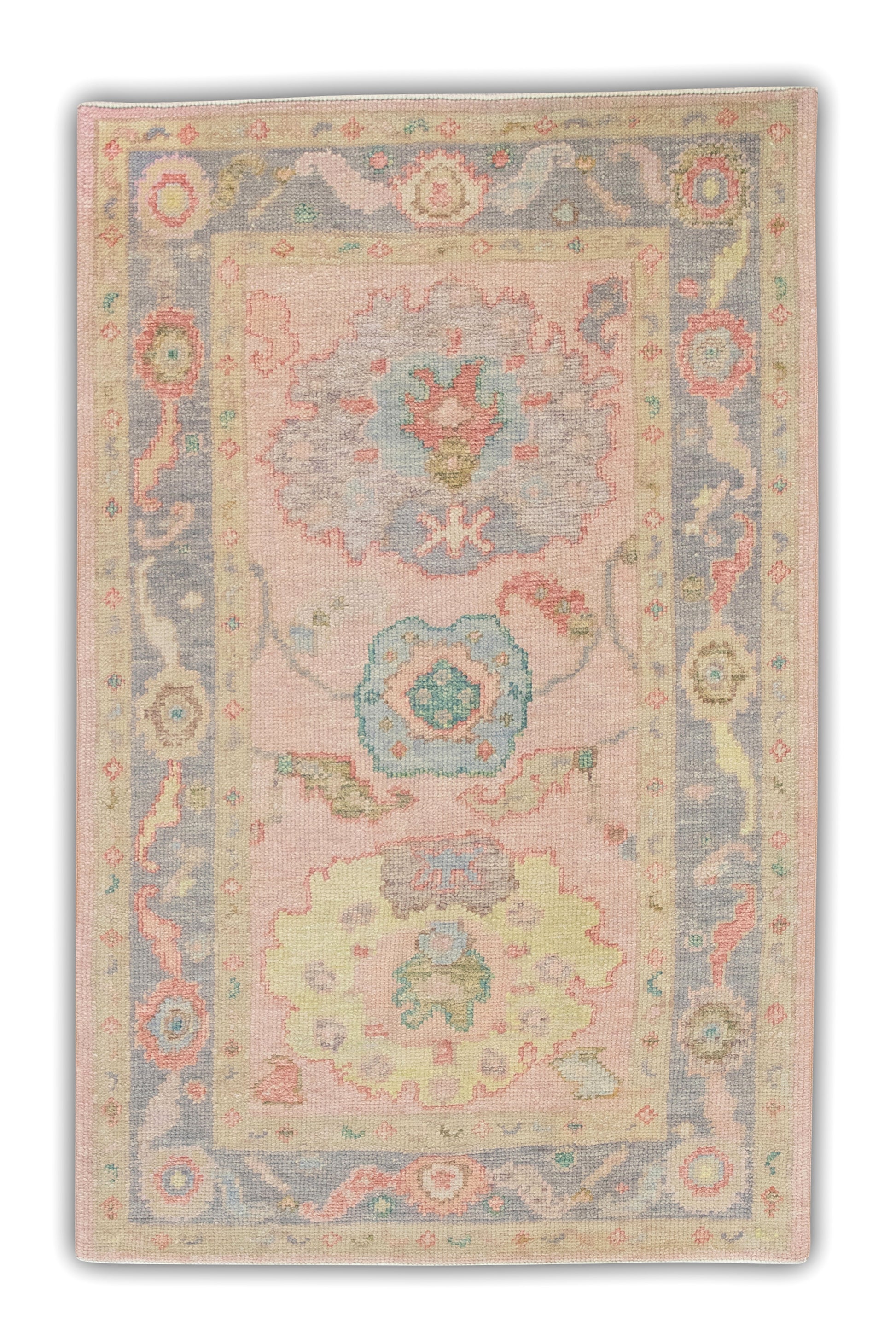Turkish Oushak Rug 3'1" x 4'8" #6955