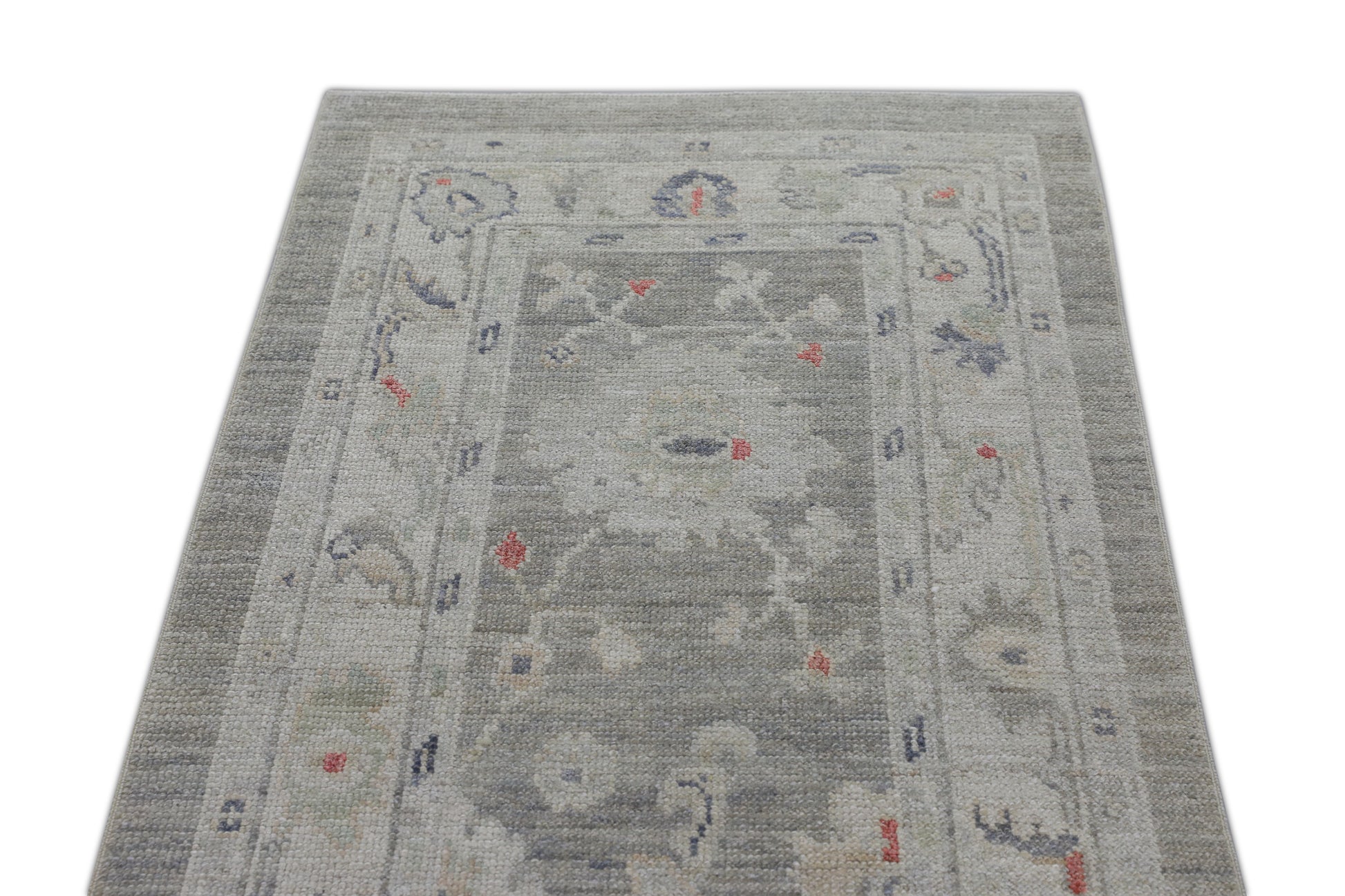 Turkish Oushak Rug 2'8" x 12'7" #2809