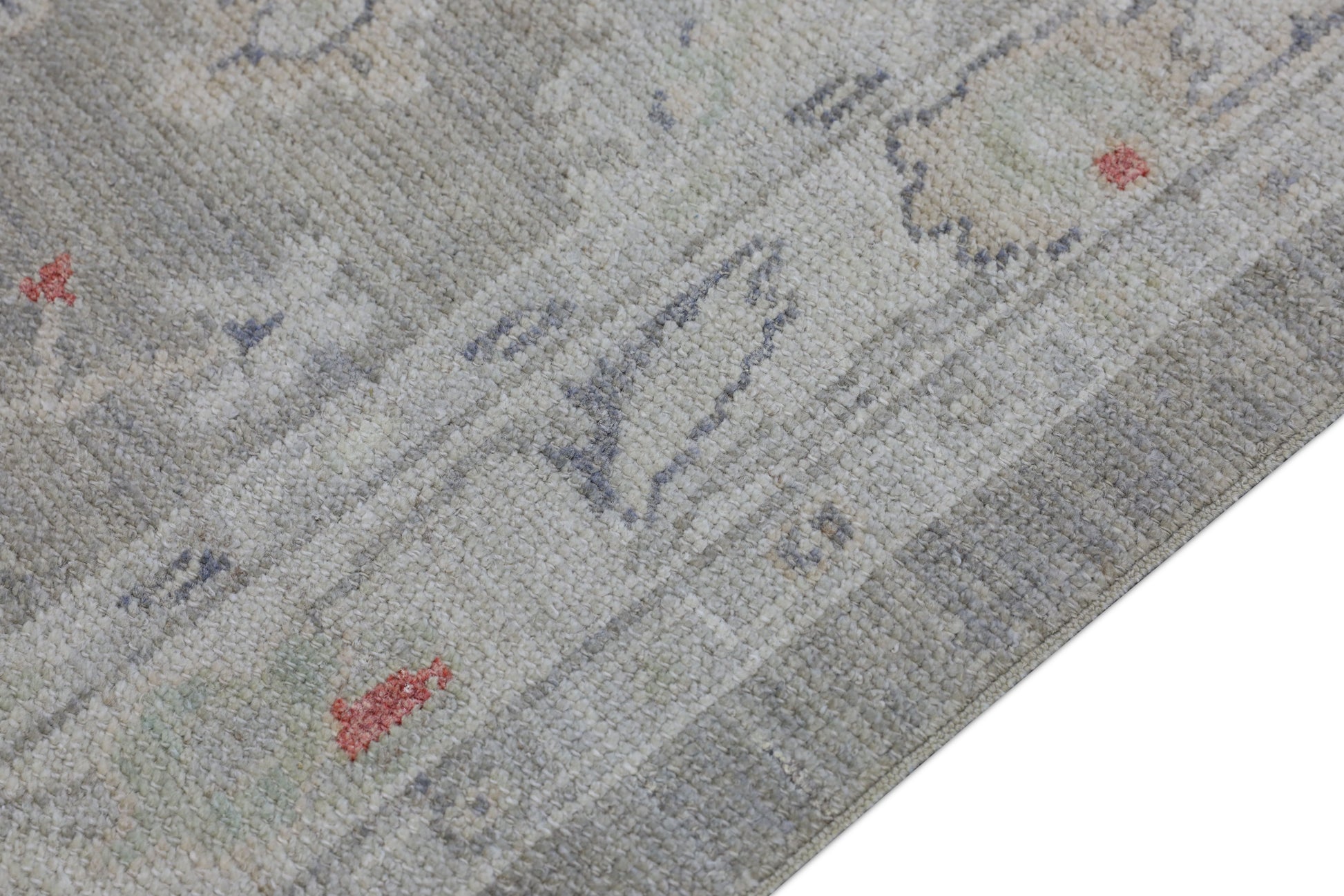 Turkish Oushak Rug 2'8" x 12'7" #2809