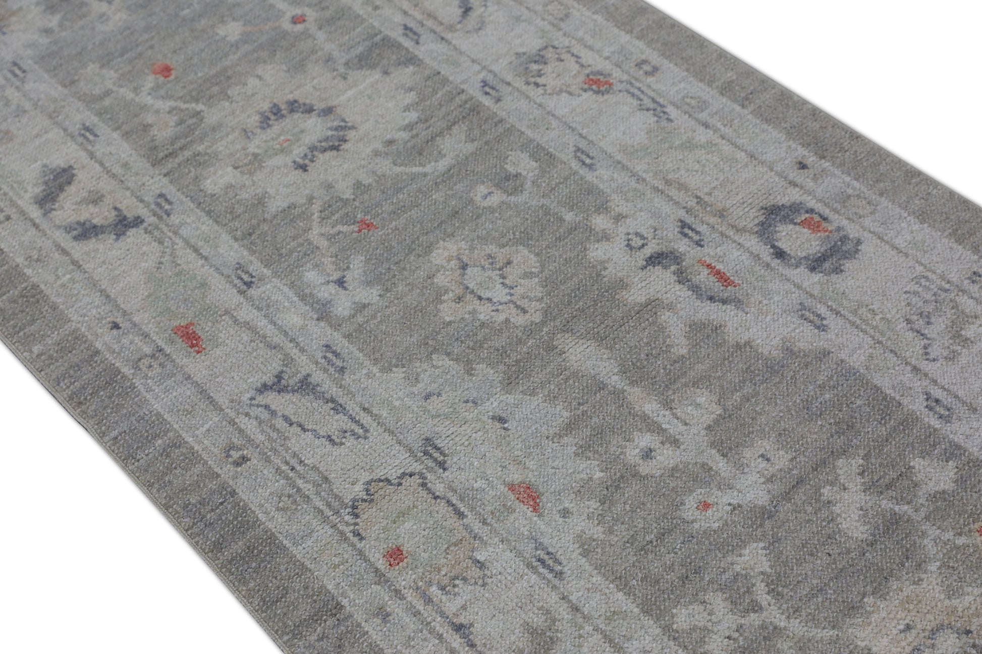 Turkish Oushak Rug 2'8" x 12'7" #2809
