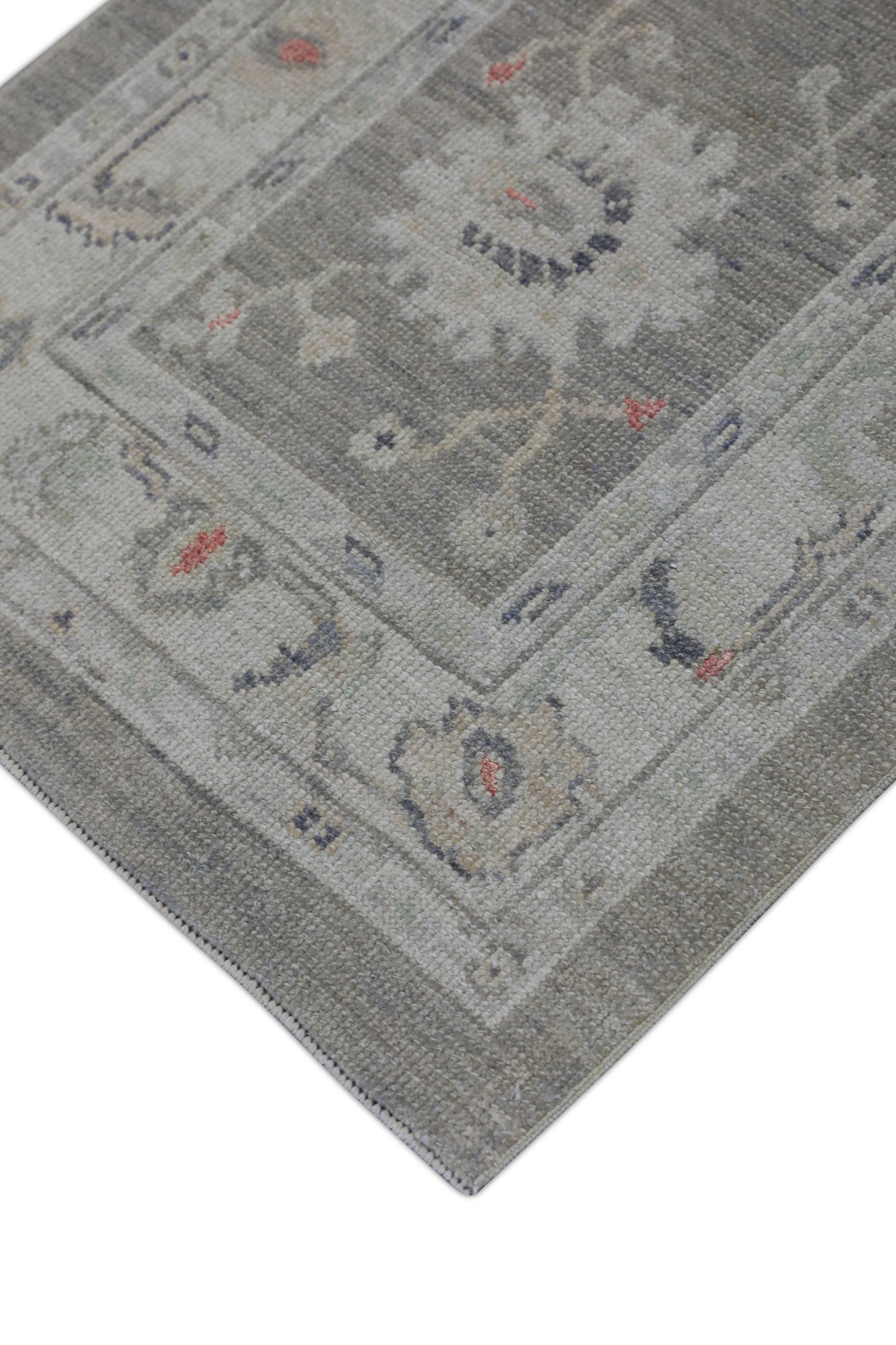 Turkish Oushak Rug 2'8" x 12'7" #2809