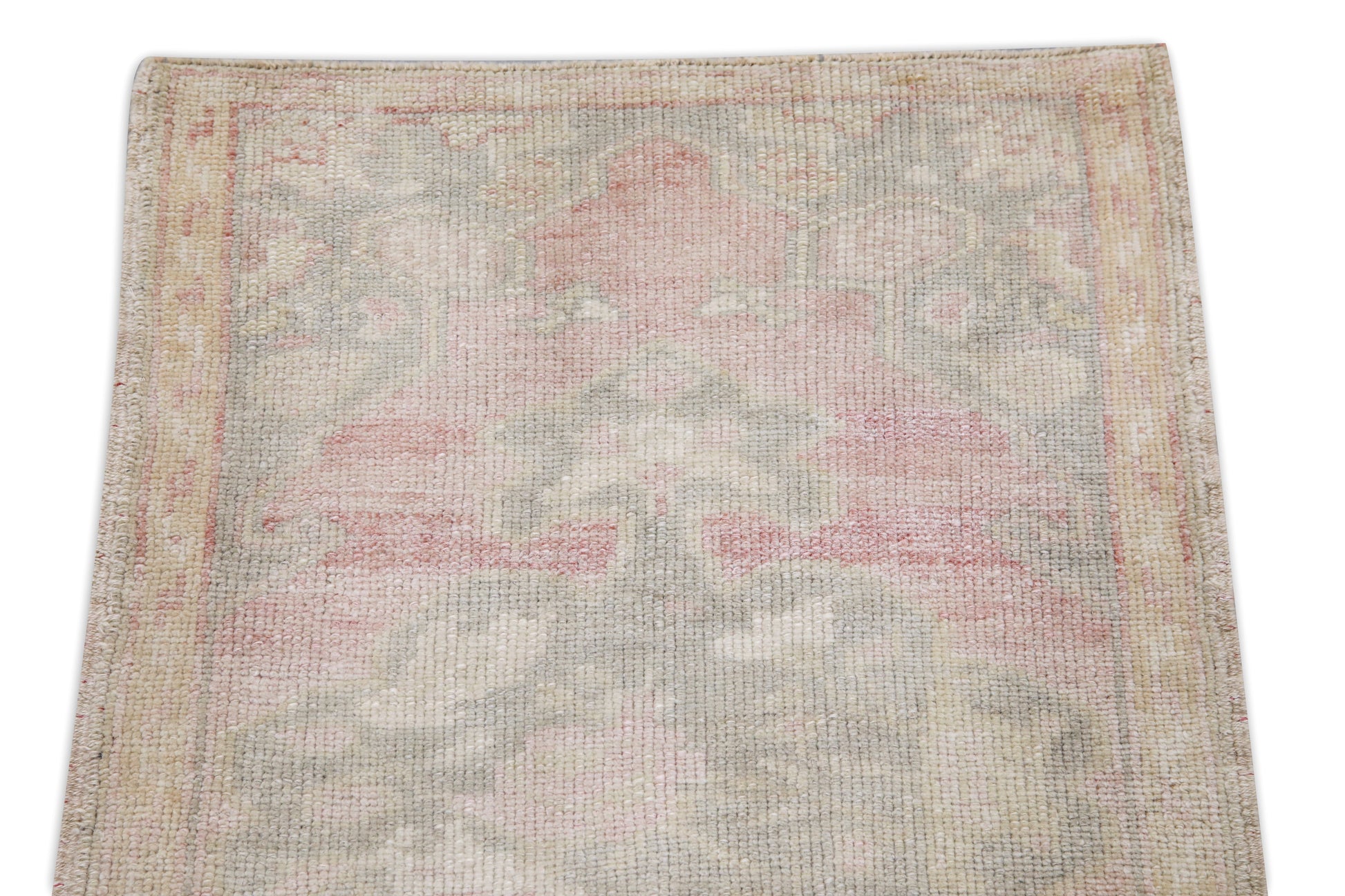 Oriental Hand Knotted Vintage Turkish Mini Rug 1'9" x 2'10" #9021