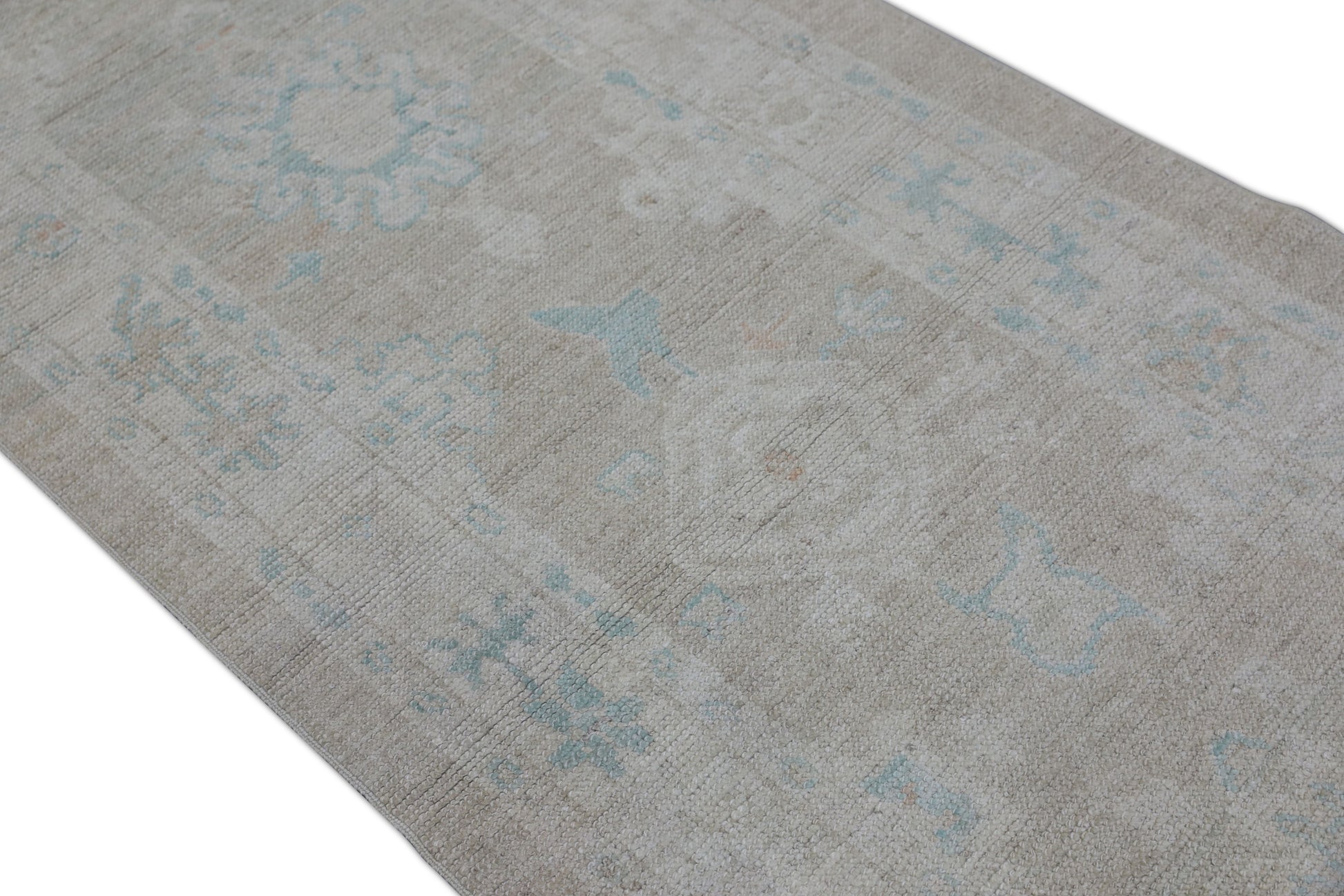 Turkish Oushak Rug 2'9" x 12'9" #2810