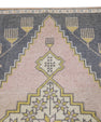 Oriental Hand Knotted Vintage Turkish Mini Rug 1'10" x3'6" #8776