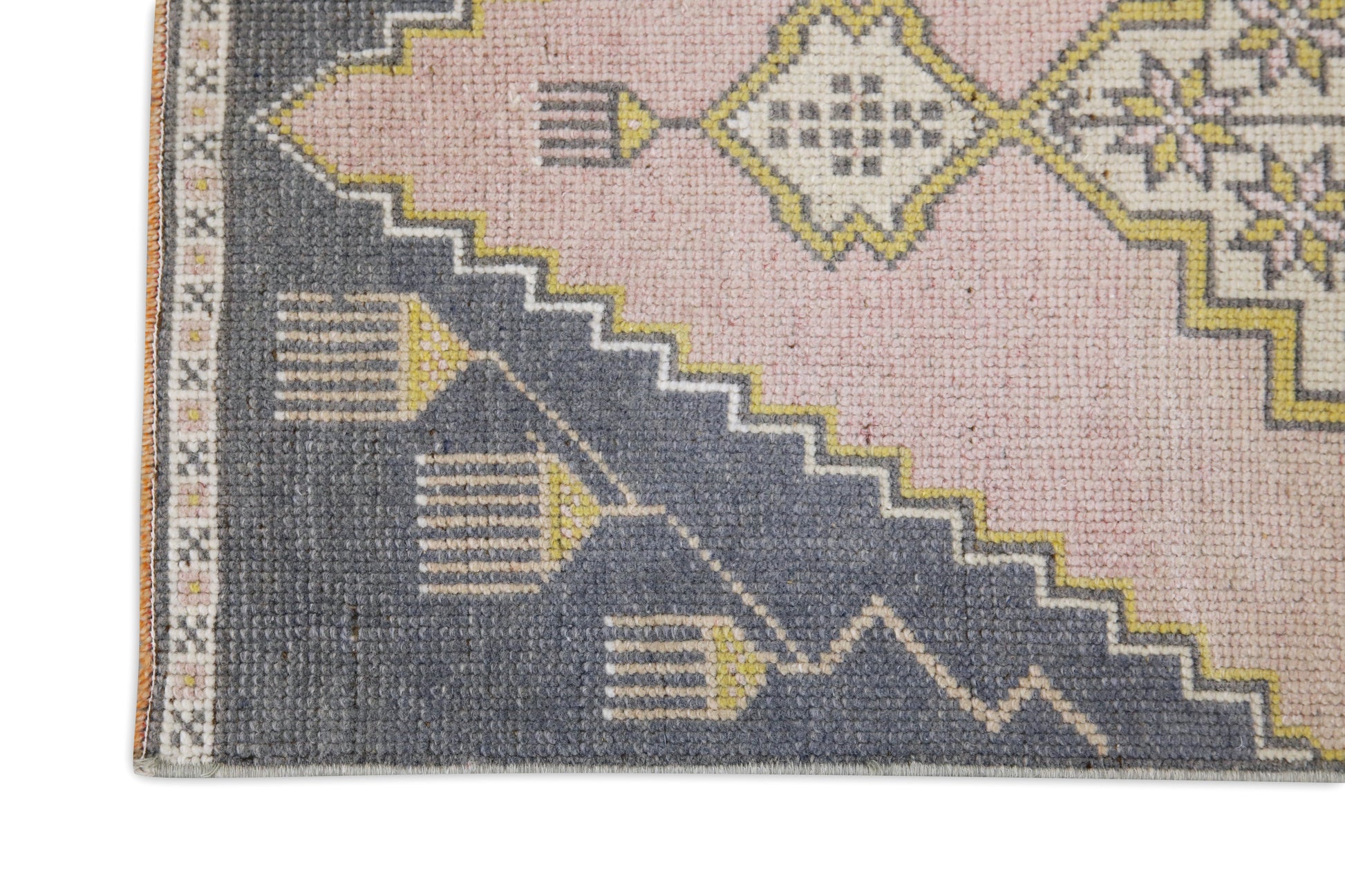 Oriental Hand Knotted Vintage Turkish Mini Rug 1'10" x3'6" #8776