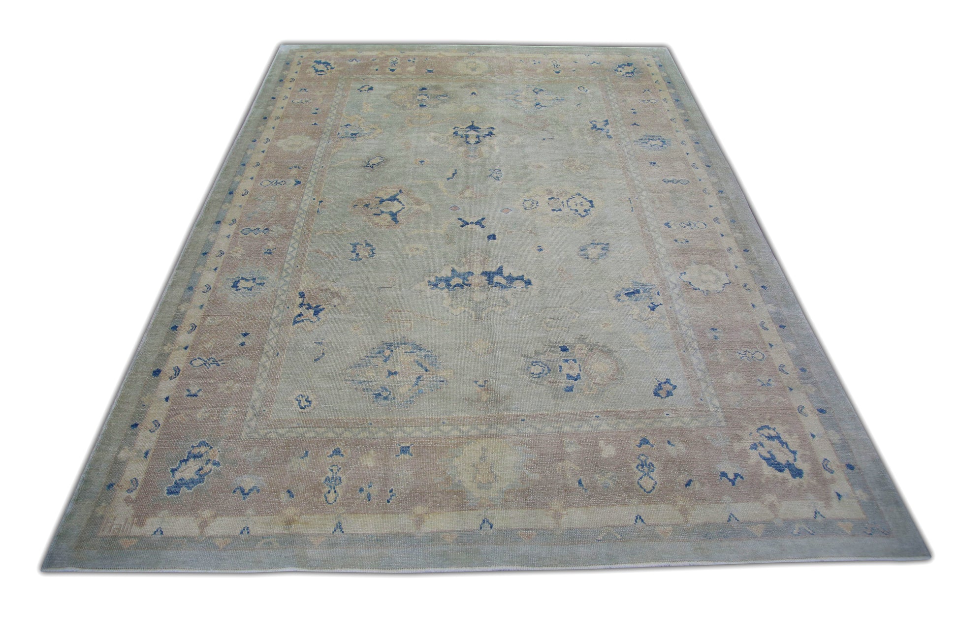 Turkish Oushak Rug 9'1" x 12'3" #5481