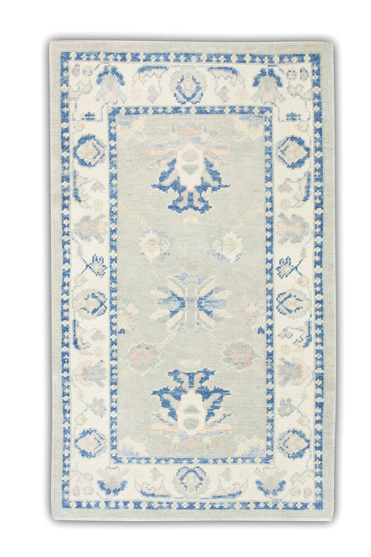 #7472 Turkish Oushak 3' x 4'11"