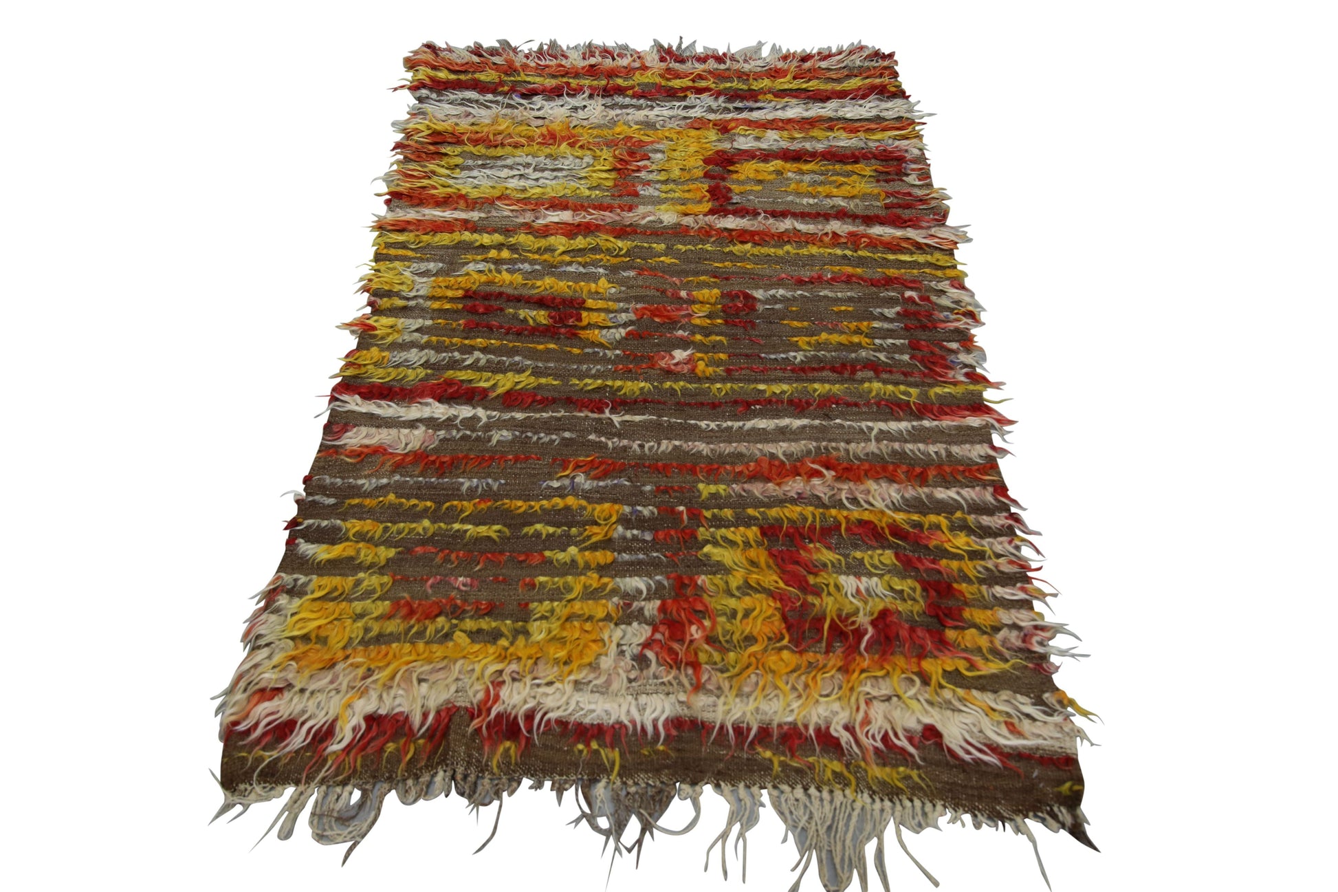 Turkish Tulu Rug Hand Knotted 3'6" x 6' #1046