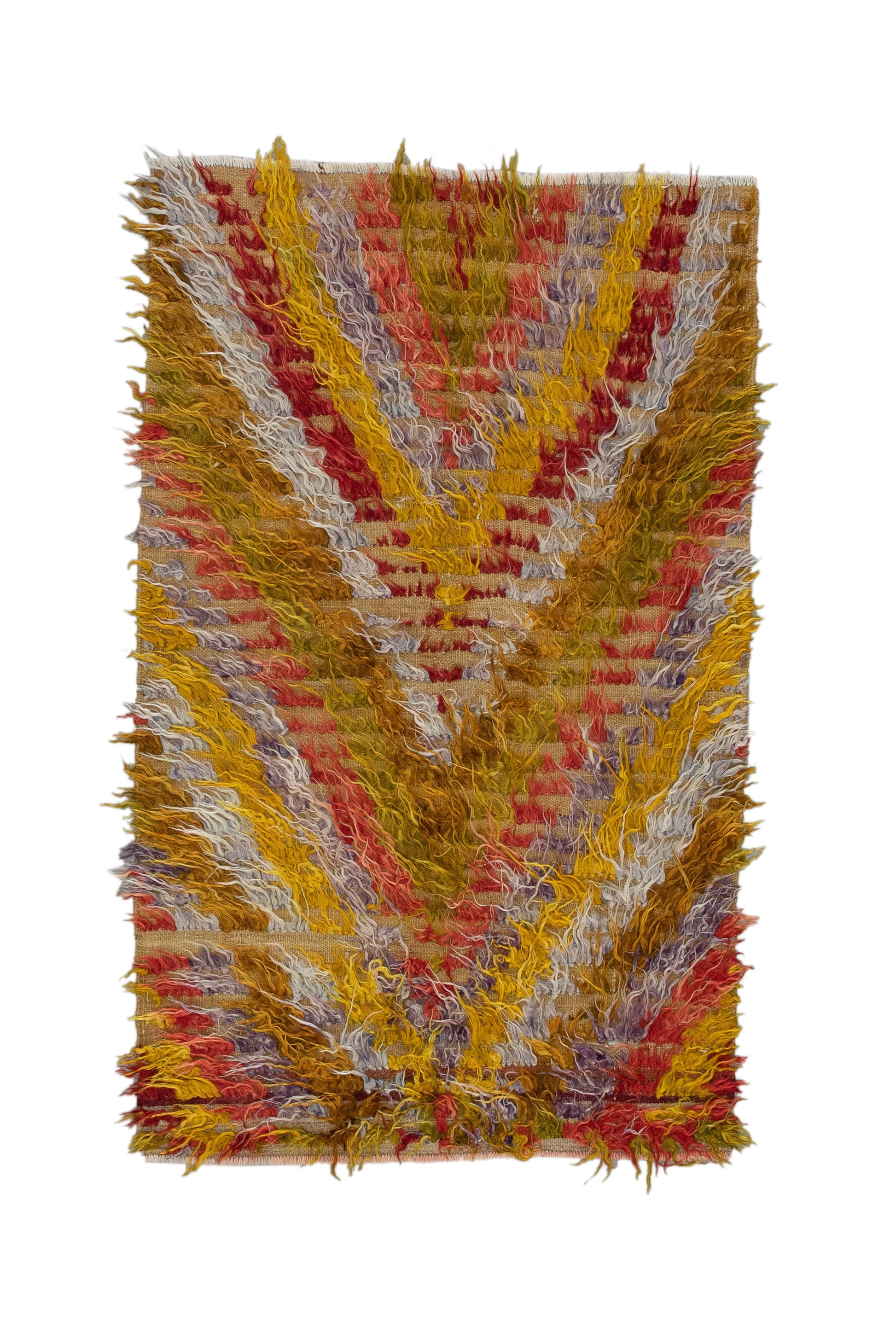 Hand Knotted Turkish Vintage Rug 3'4" x 5'5" #1045