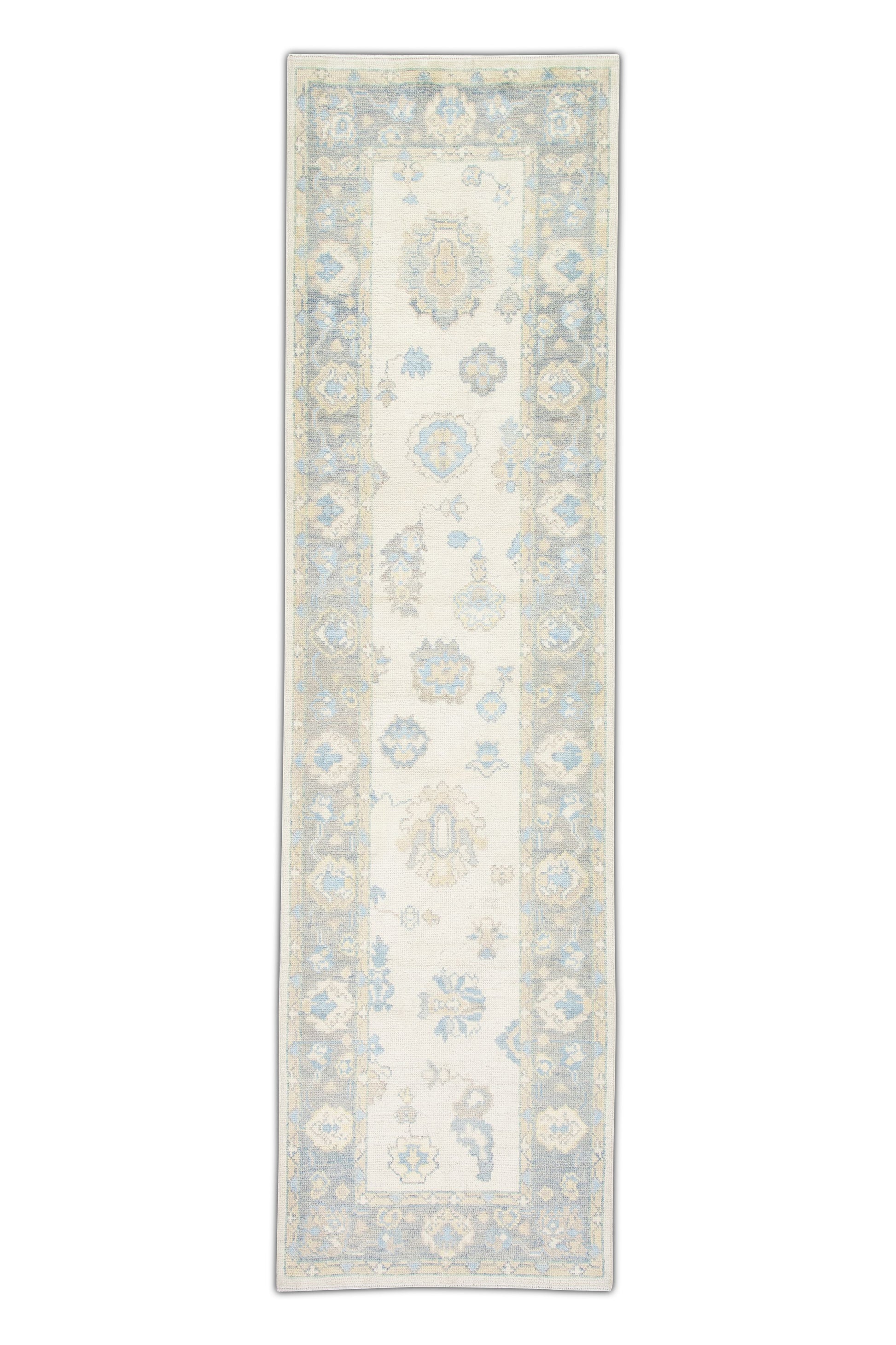 Turkish Oushak Rug 2'10" x 10'7" #2887
