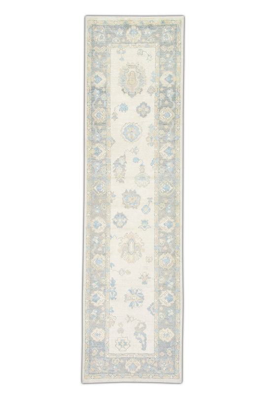 #2887 Turkish Oushak 2'10" x 10'7"