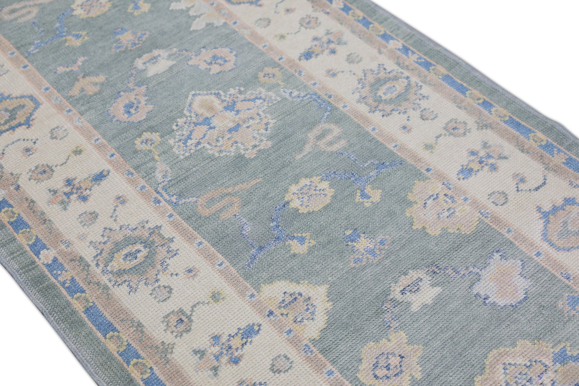 Turkish Oushak Rug 3' x 12'8" #2894