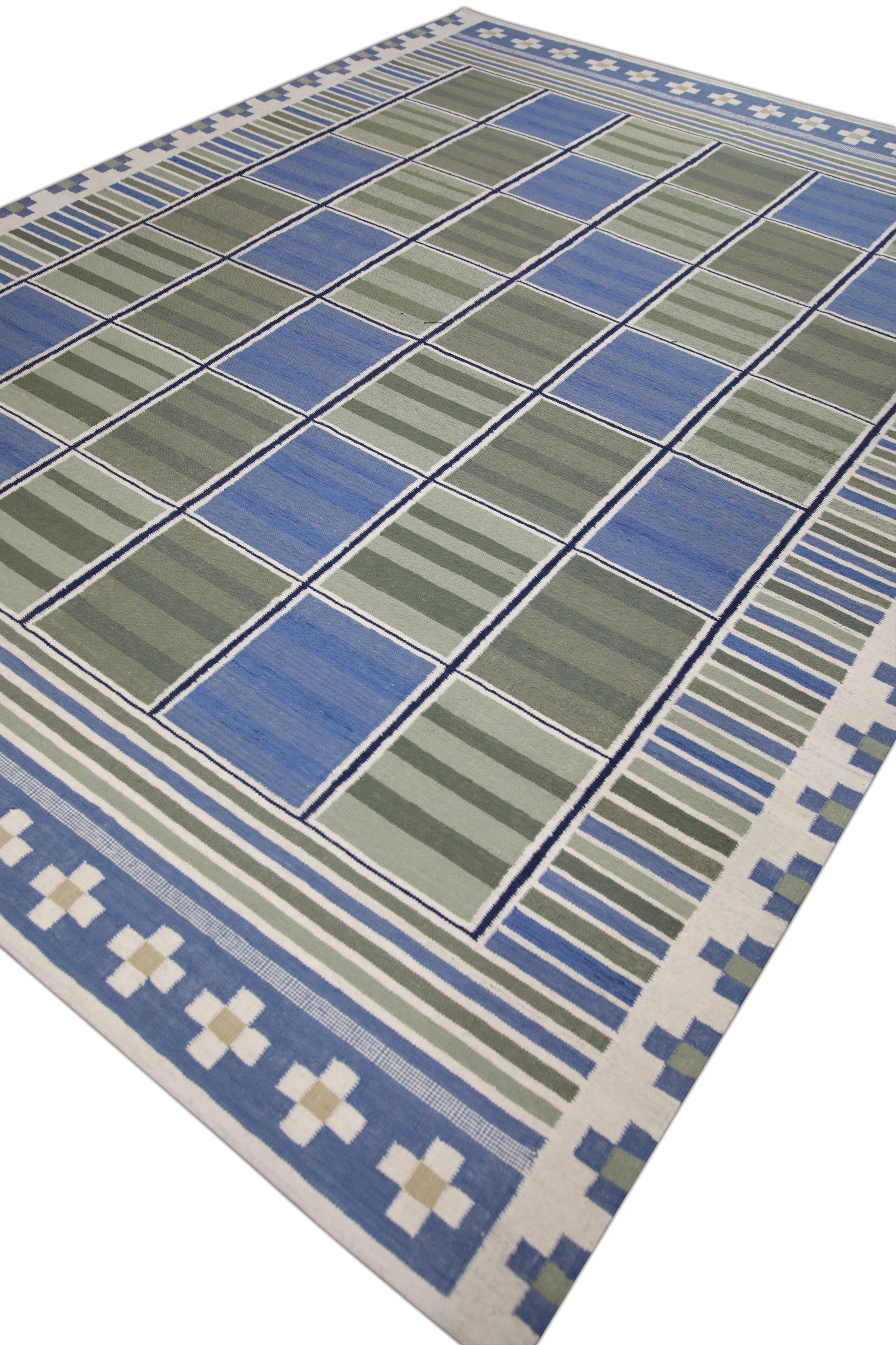 Oriental Flatweave Turkish Kilim 9'1" x 12'1" #1002