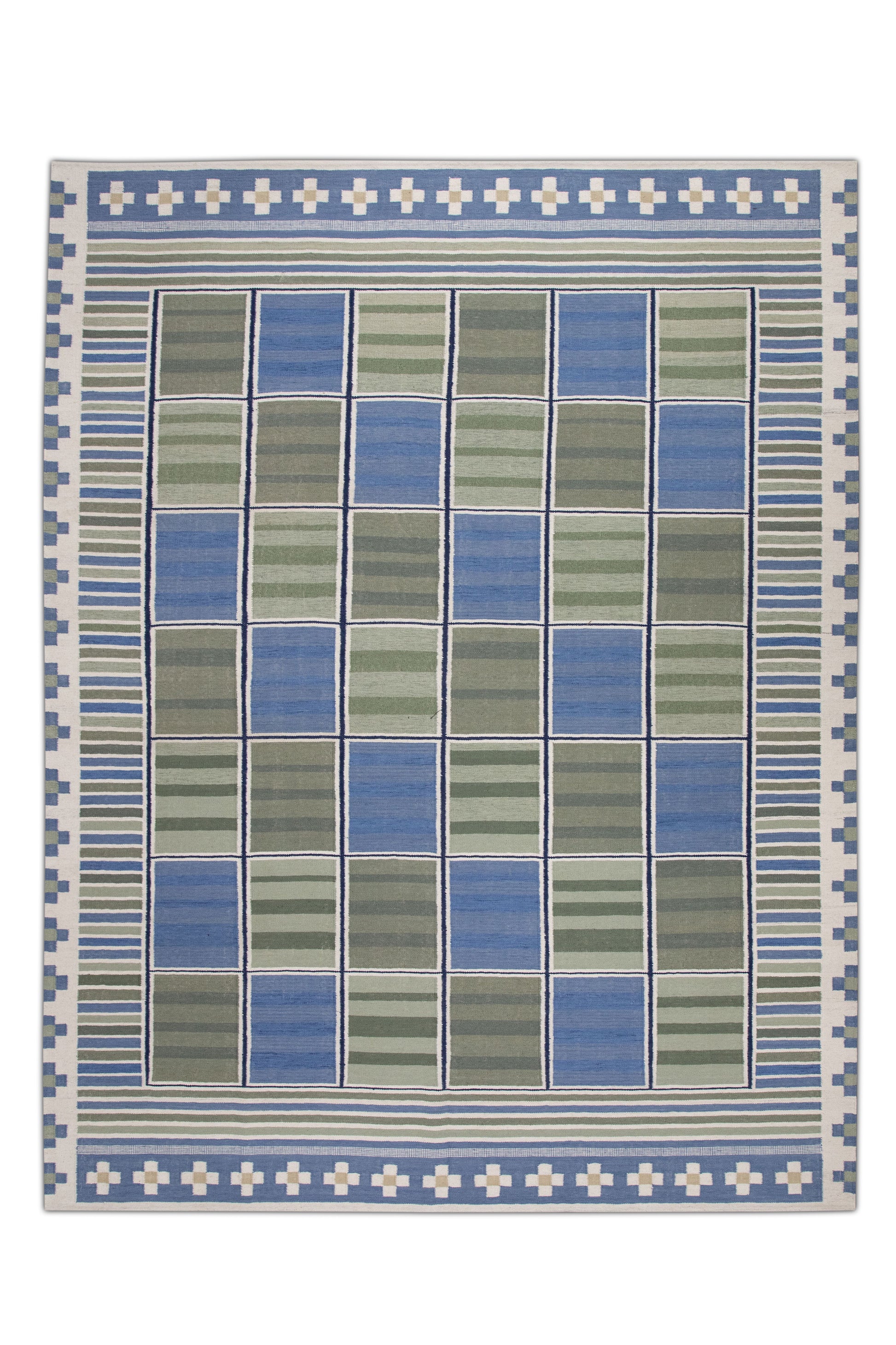 Oriental Flatweave Turkish Kilim 9'1" x 12'1" #1002