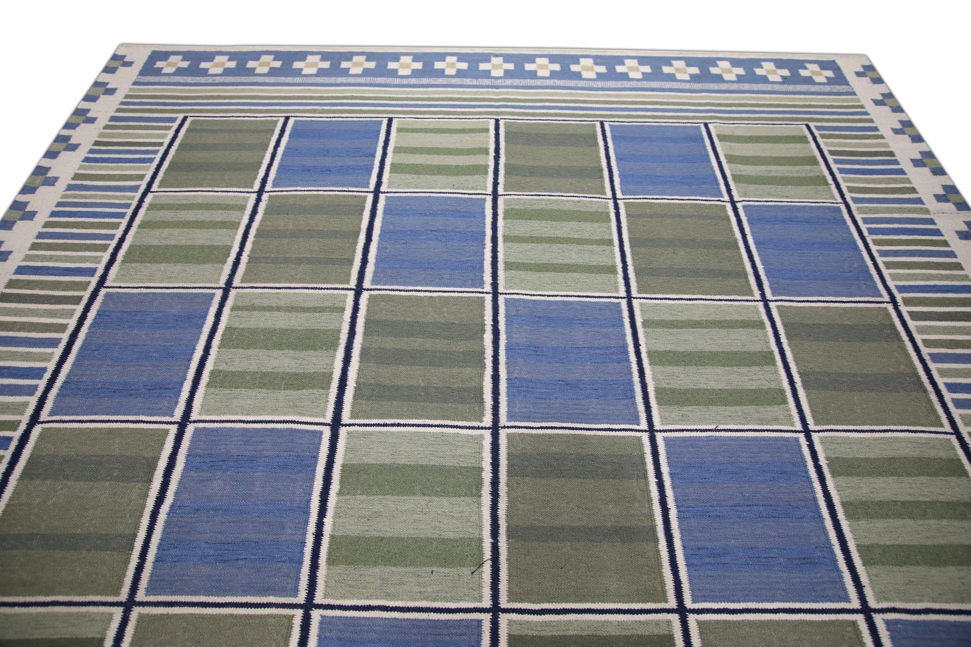 Oriental Flatweave Turkish Kilim 9'1" x 12'1" #1002