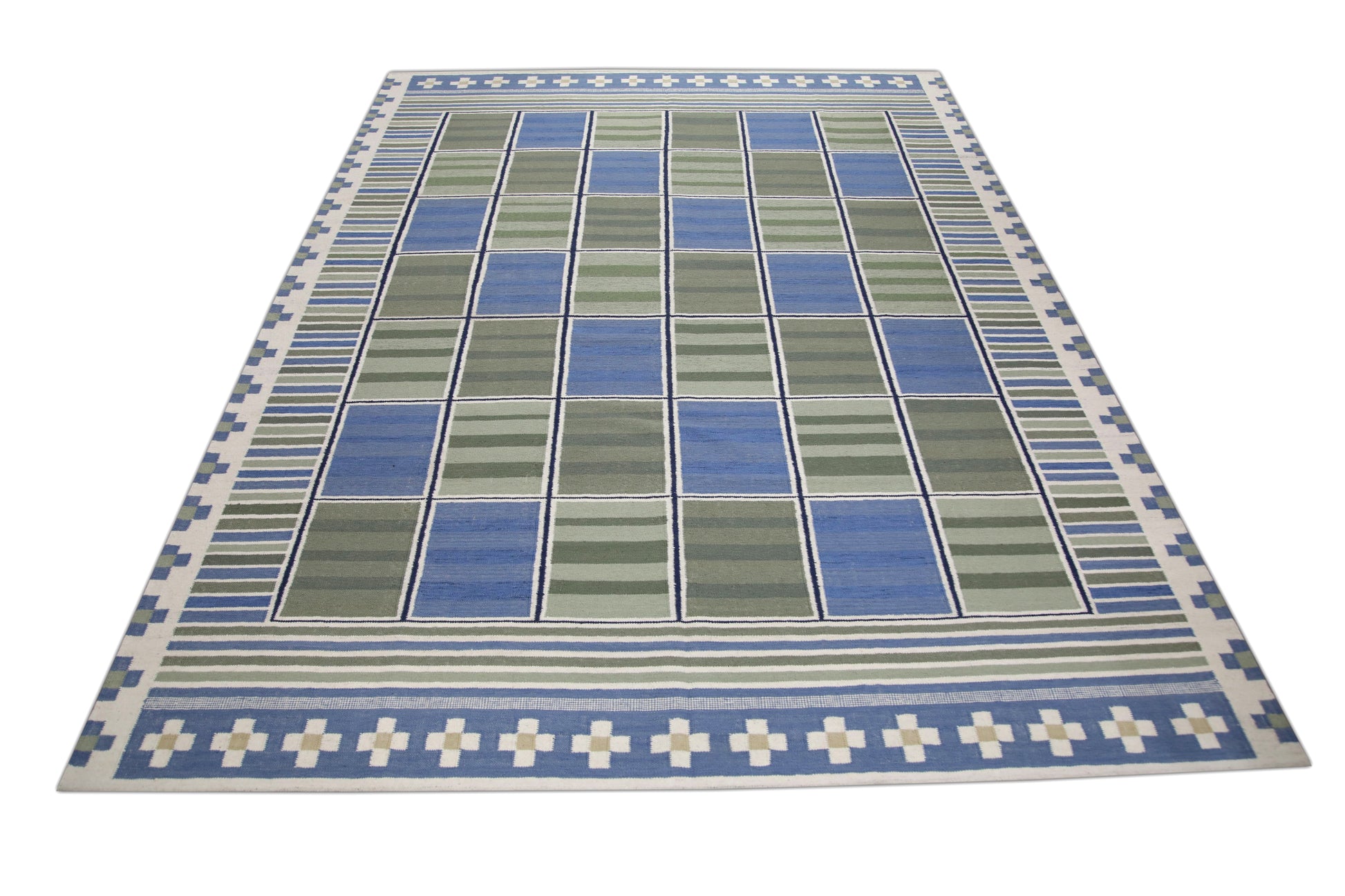 Oriental Flatweave Turkish Kilim 9'1" x 12'1" #1002
