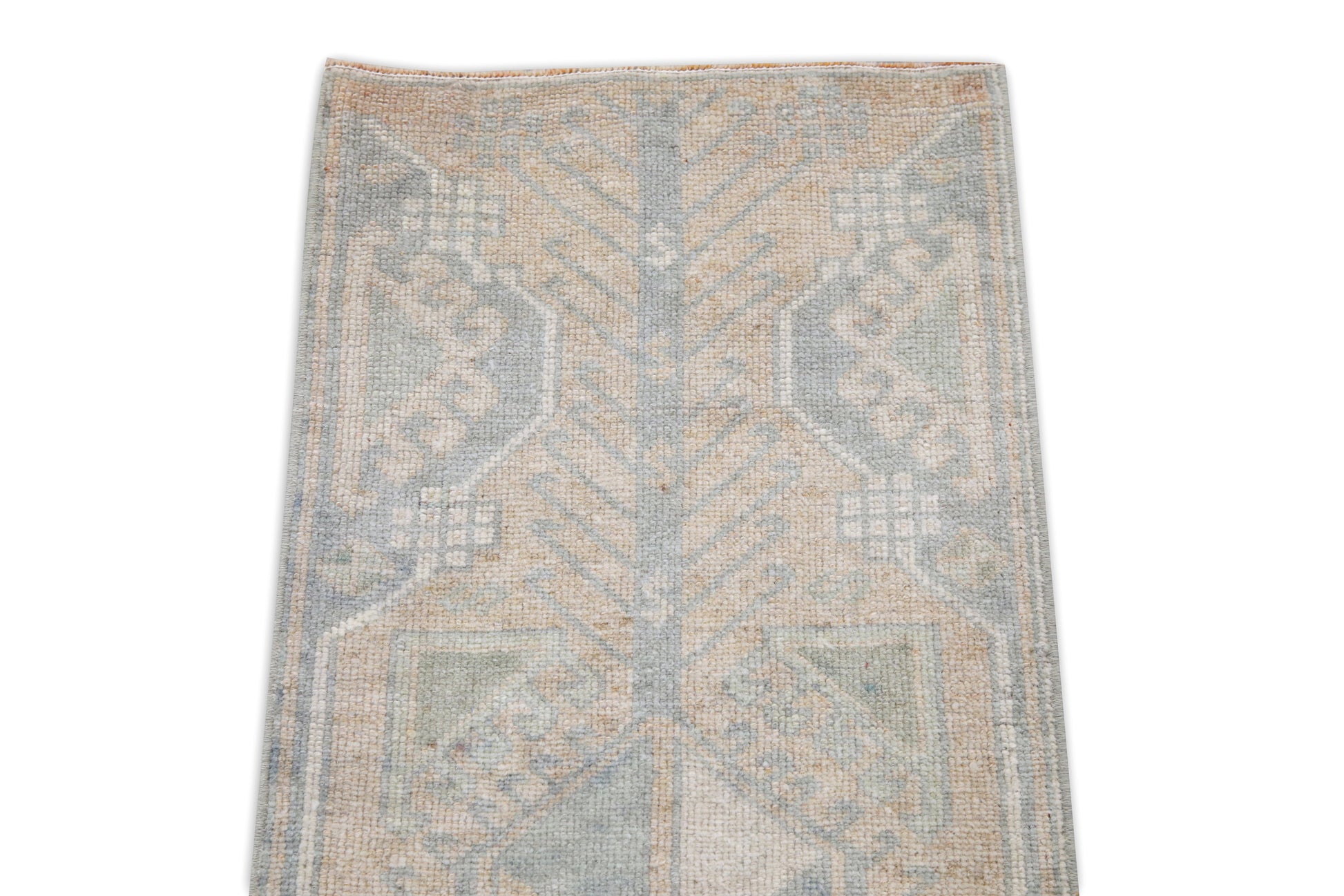 Oriental Hand Knotted Vintage Turkish Mini Rug 1'4" x 3'7" #8664