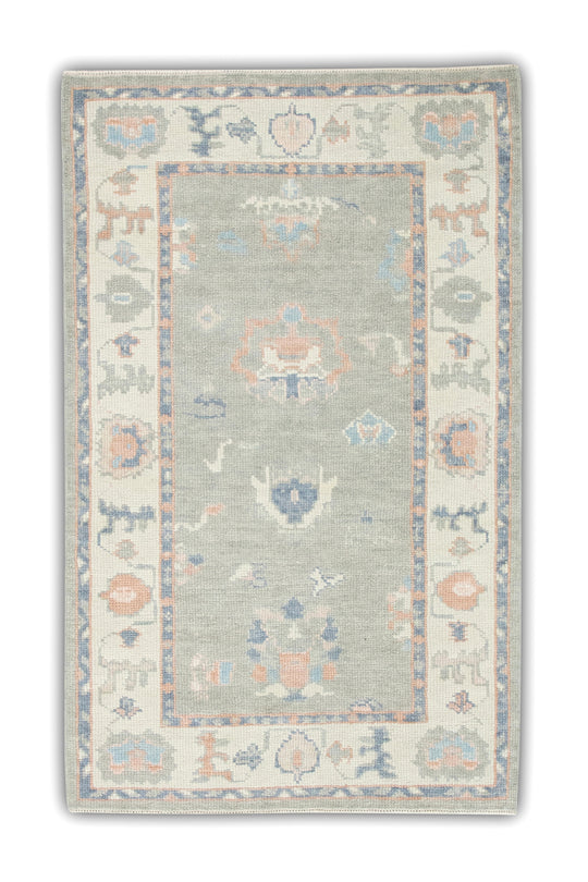 #7276 Turkish Oushak 2'11" x 4'9"