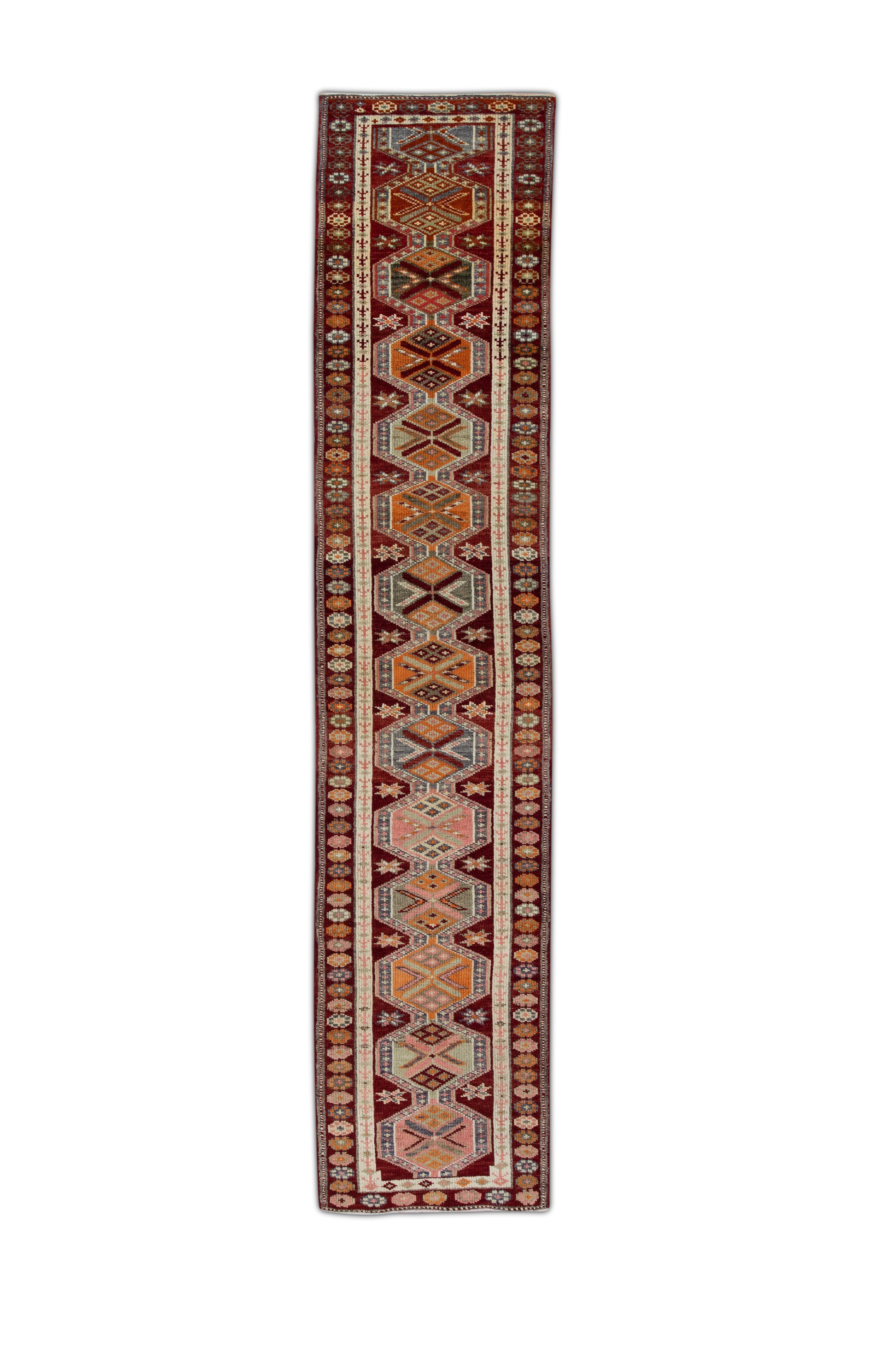 Turkish Vintage Anatolian Rug  2'7" x 12'3" #119