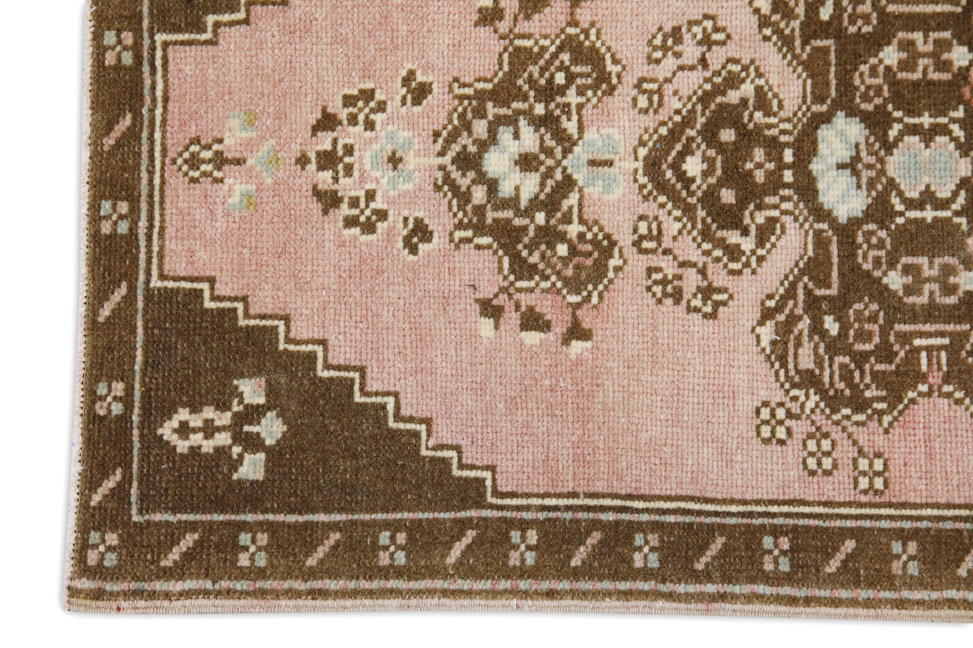 Oriental Hand Knotted Vintage Turkish Mini Rug 1'8" x 3'1" #9112