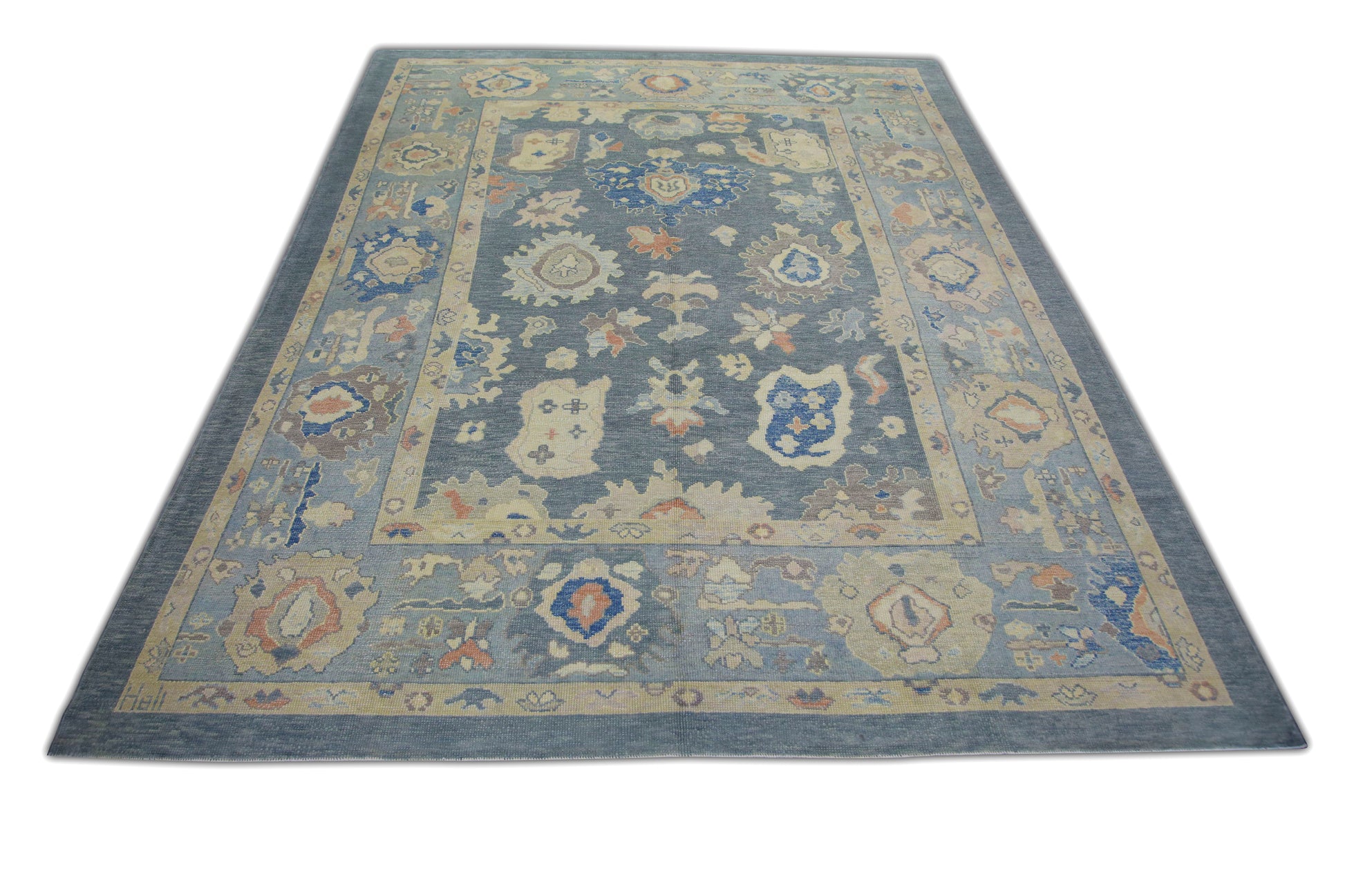 Turkish Oushak Rug 9'5" x 12'6" #5827