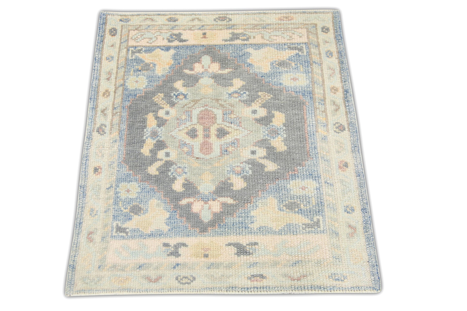 Turkish Oushak Rug 2'4" x 2'9" #7043
