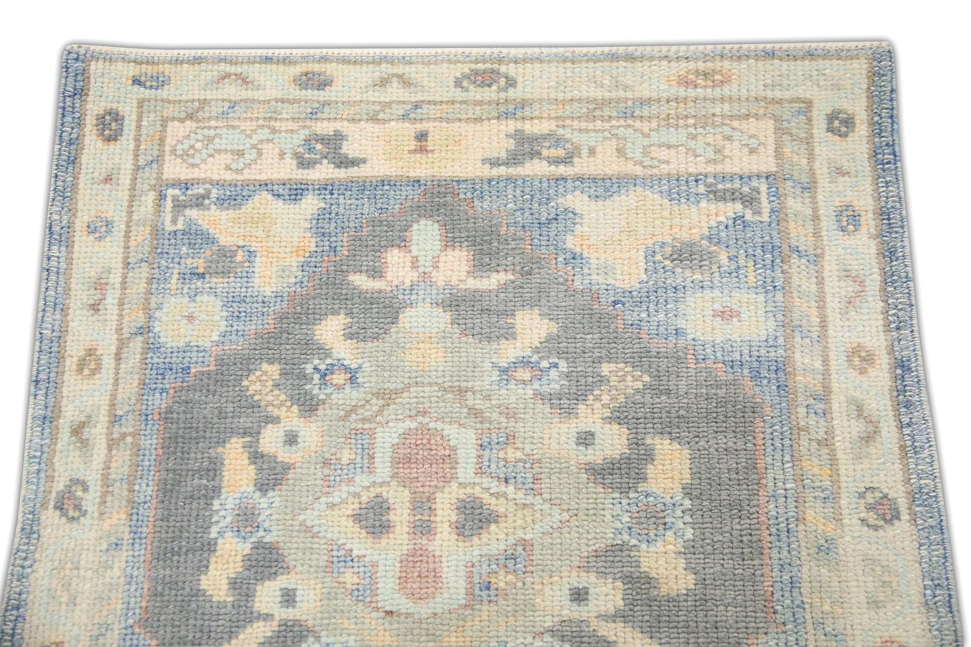Turkish Oushak Rug 2'4" x 2'9" #7043