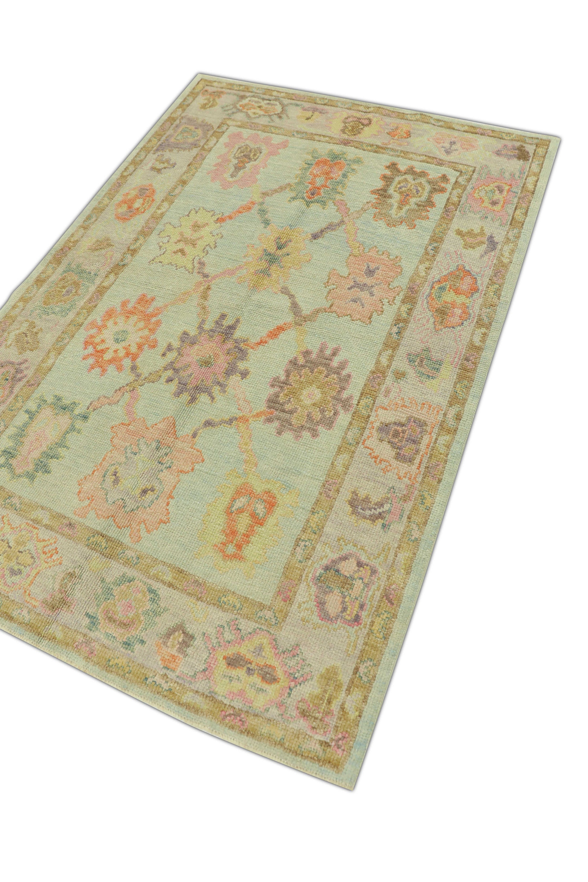 Turkish Oushak Rug 4' x 5'10" #279