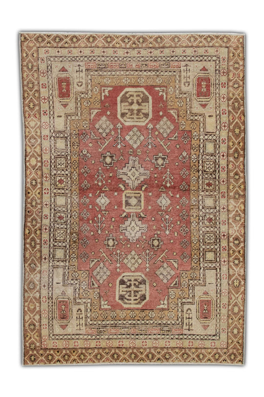 #1021 Turkish Vintage Anatolian Rug 3'10" x 5'8"