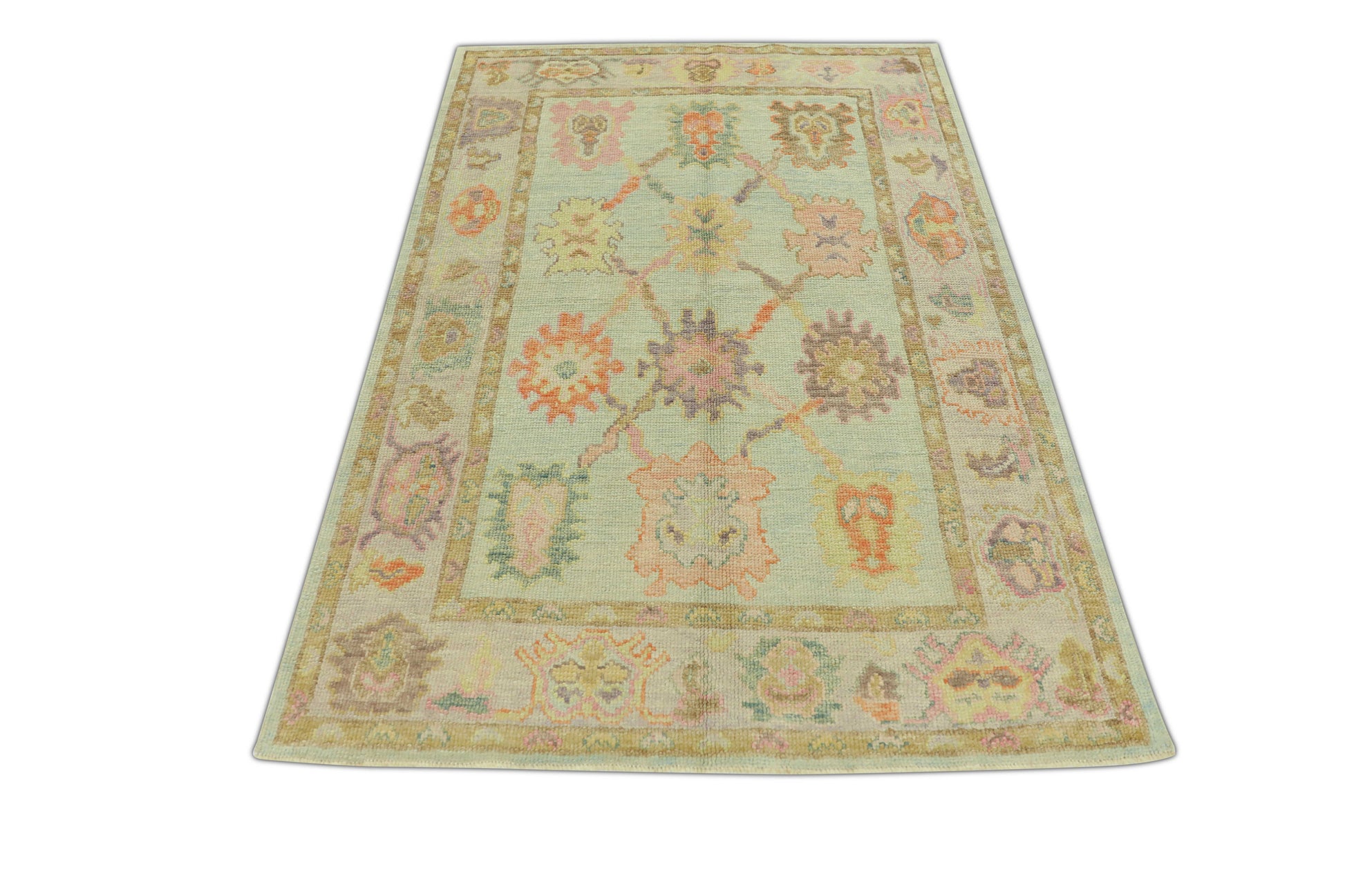 Turkish Oushak Rug 4' x 5'10" #279