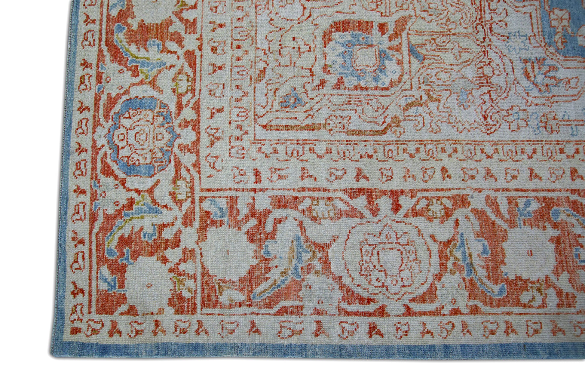 Turkish Antique Look Oushak Rug 9'4" x 12'1"  #5922