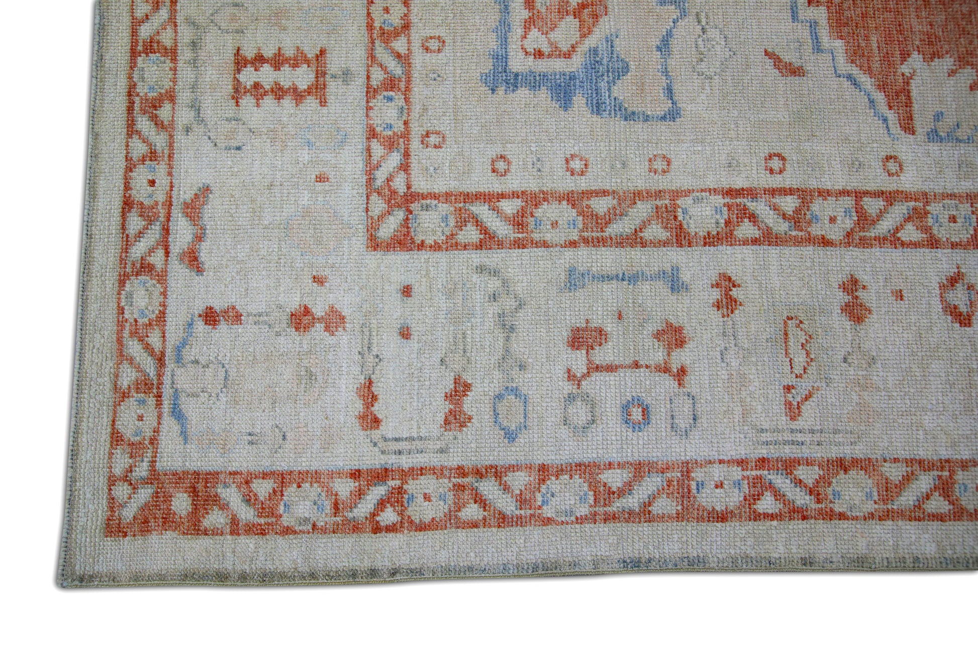 Turkish Antique Look Oushak Rug 9' x 12'1"  #5970